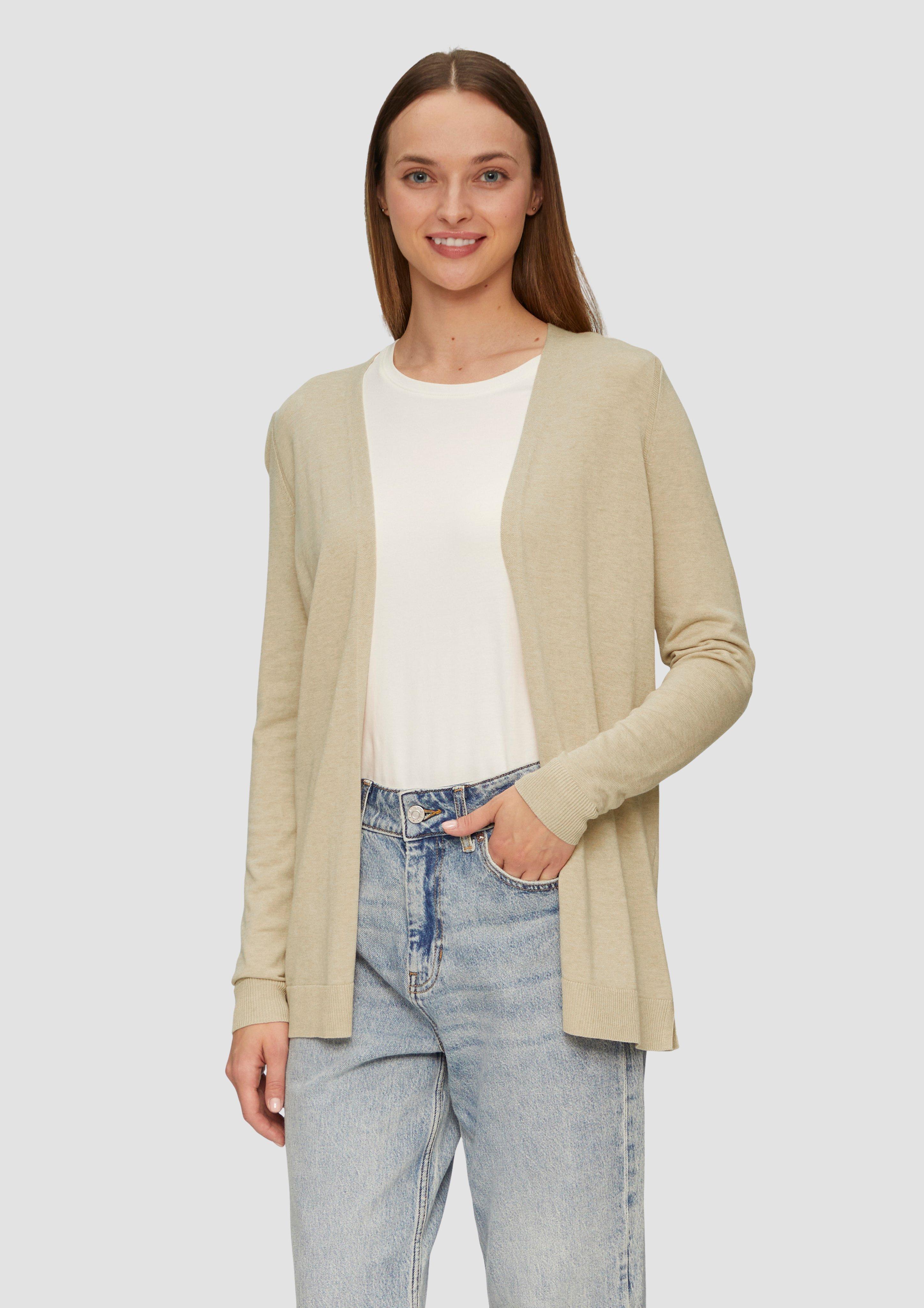 S.Oliver Cardigan aus Viskose-Baumwollmix