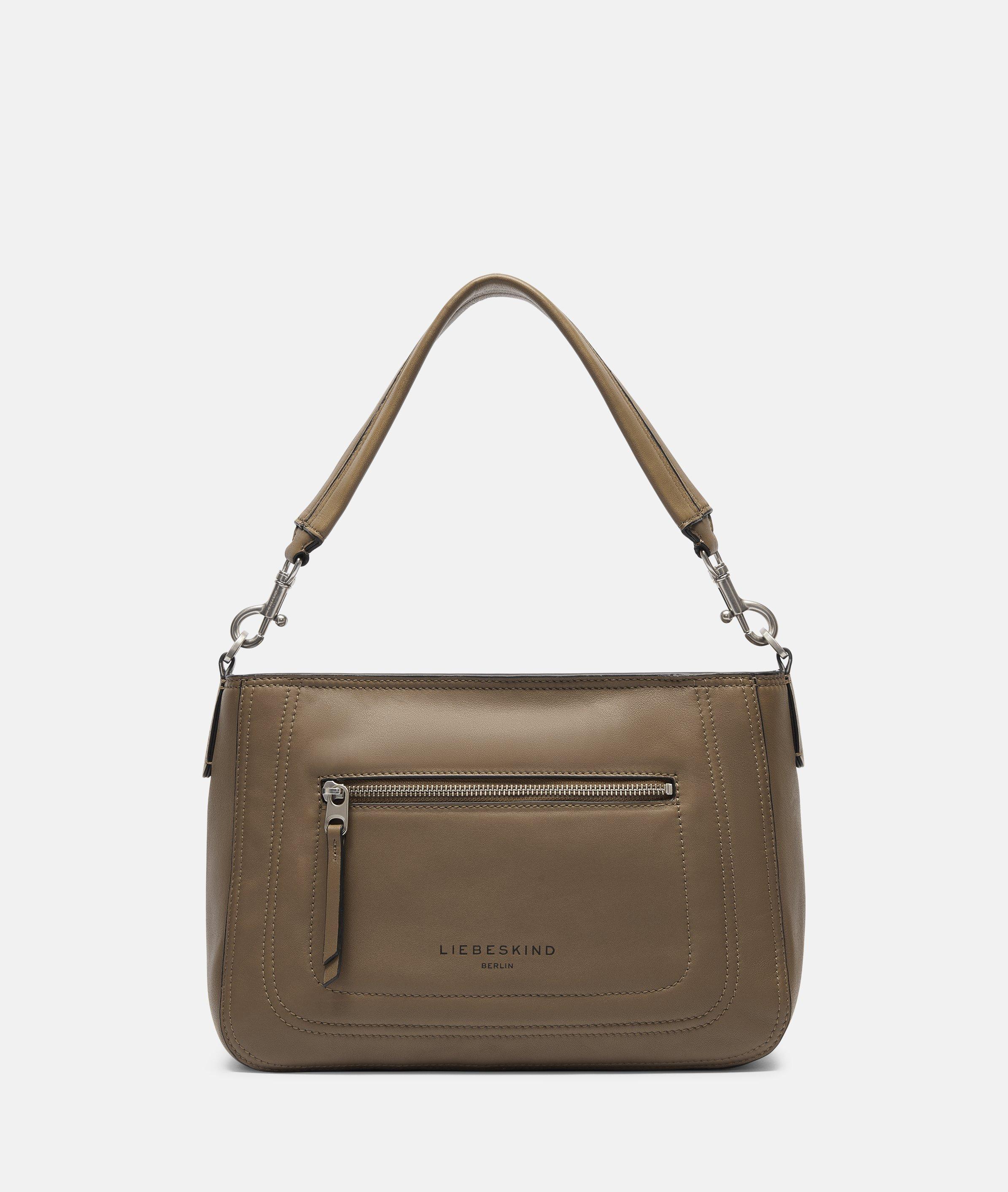 Liebeskind Berlin - Geräumige Crossbody aus weichem Schafsleder -  braun