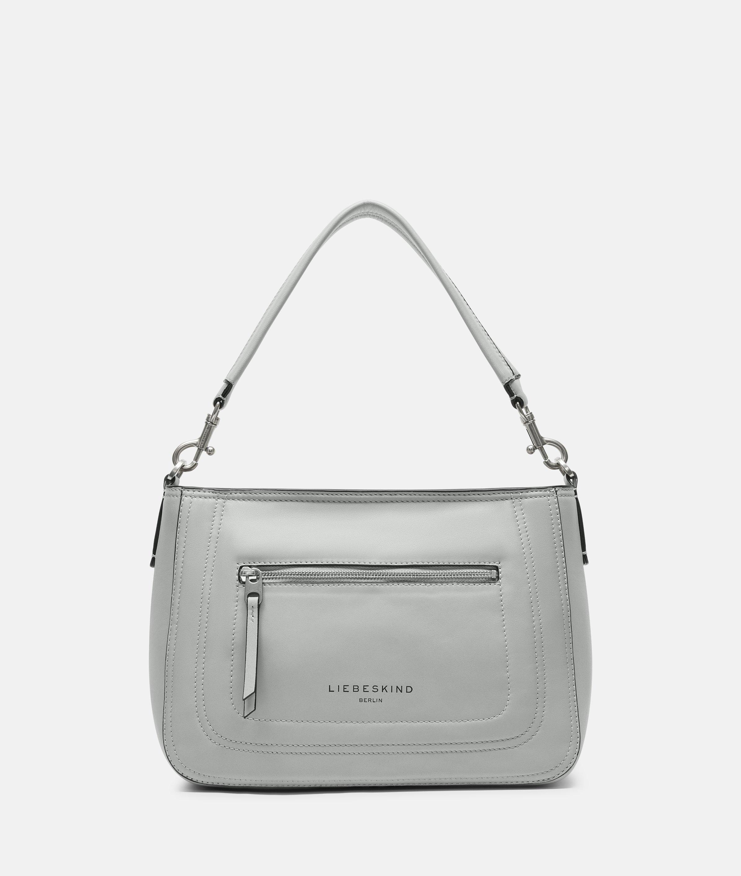 Liebeskind Berlin - Geräumige Crossbody aus weichem Schafsleder -  grau