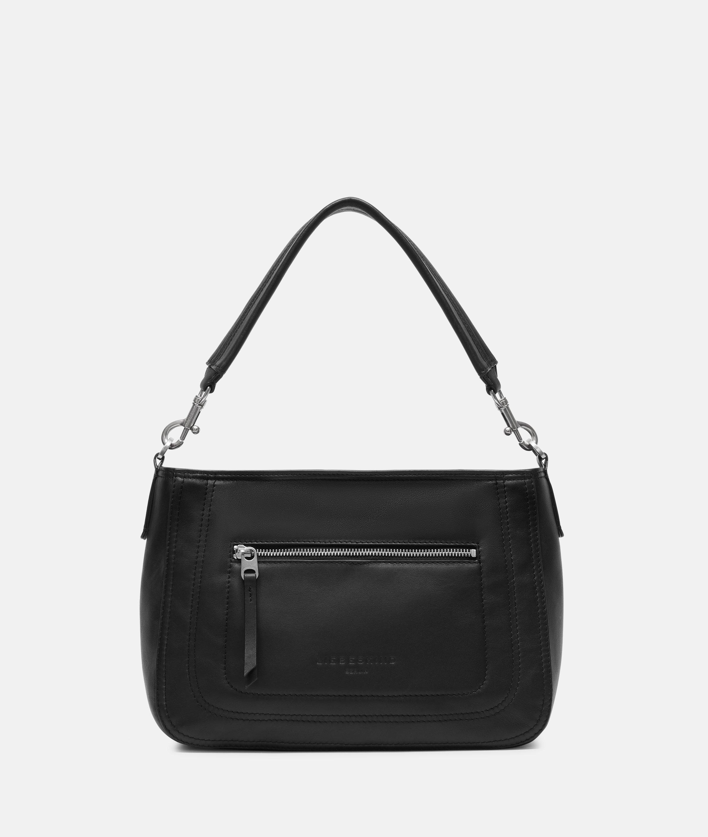 Liebeskind Berlin - Geräumige Crossbody aus weichem Schafsleder -  schwarz