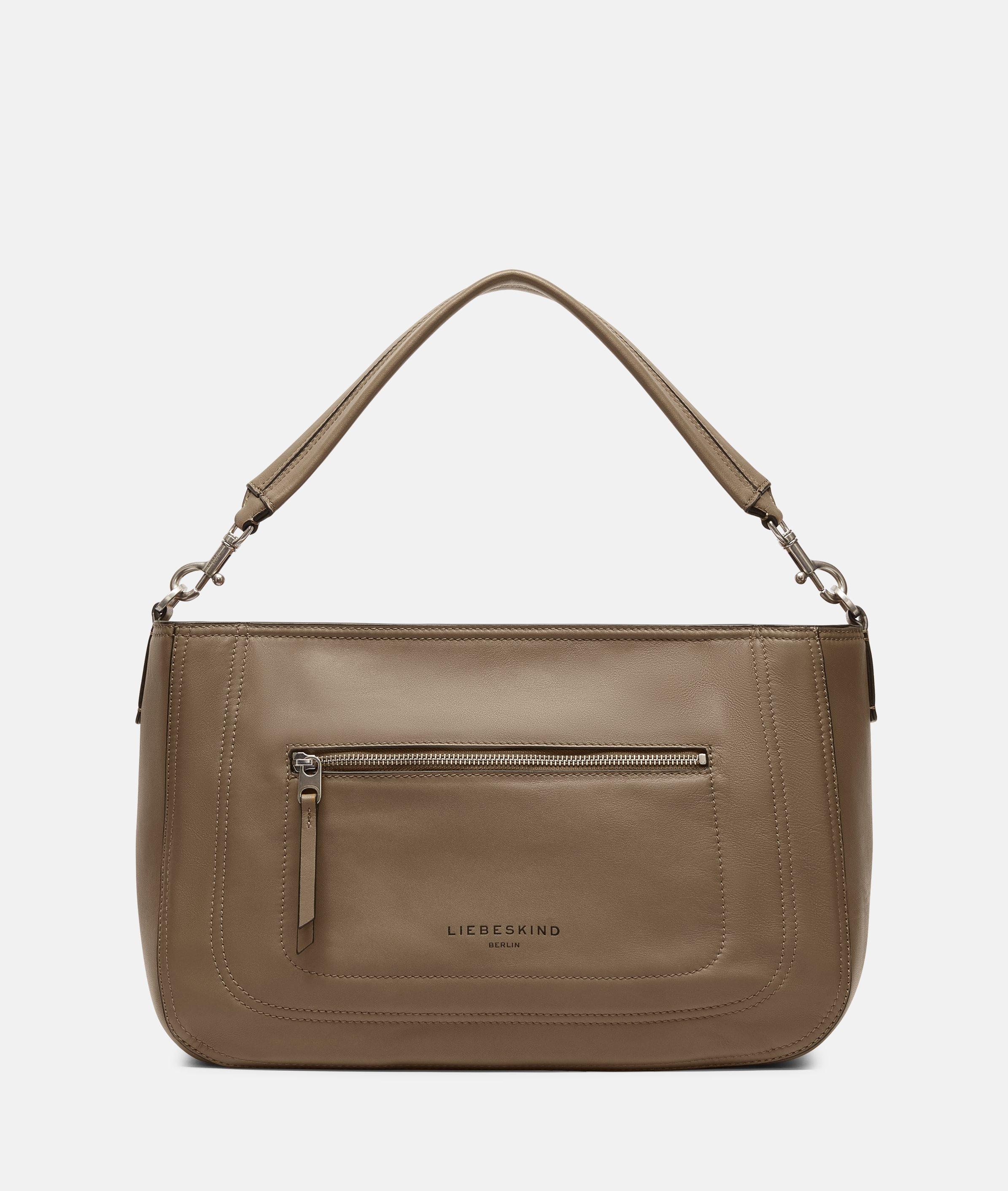 Liebeskind Berlin - Große Crossbody aus weichem Schafsleder -  braun