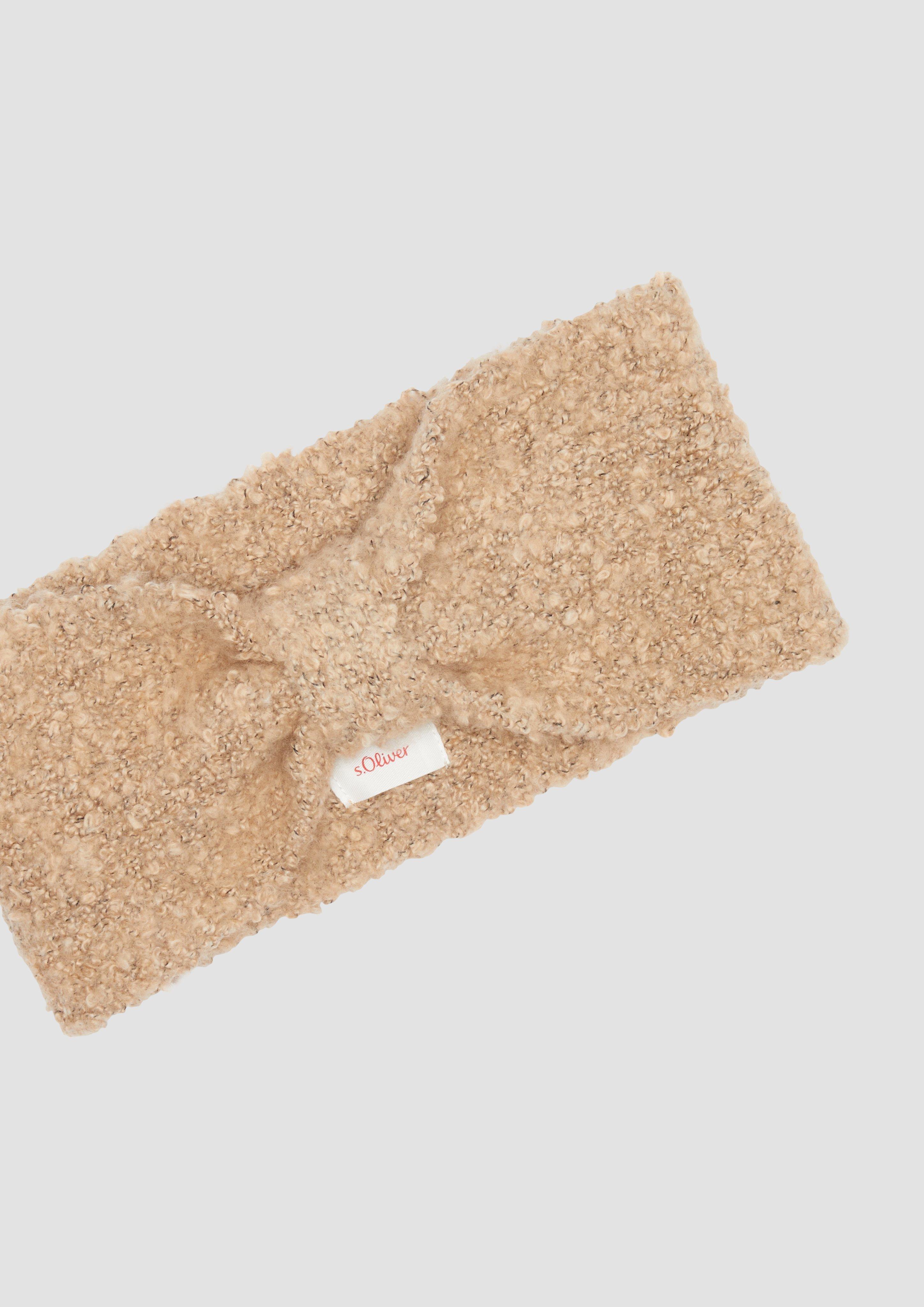 s.Oliver Gestricktes Stirnband aus Bouclé