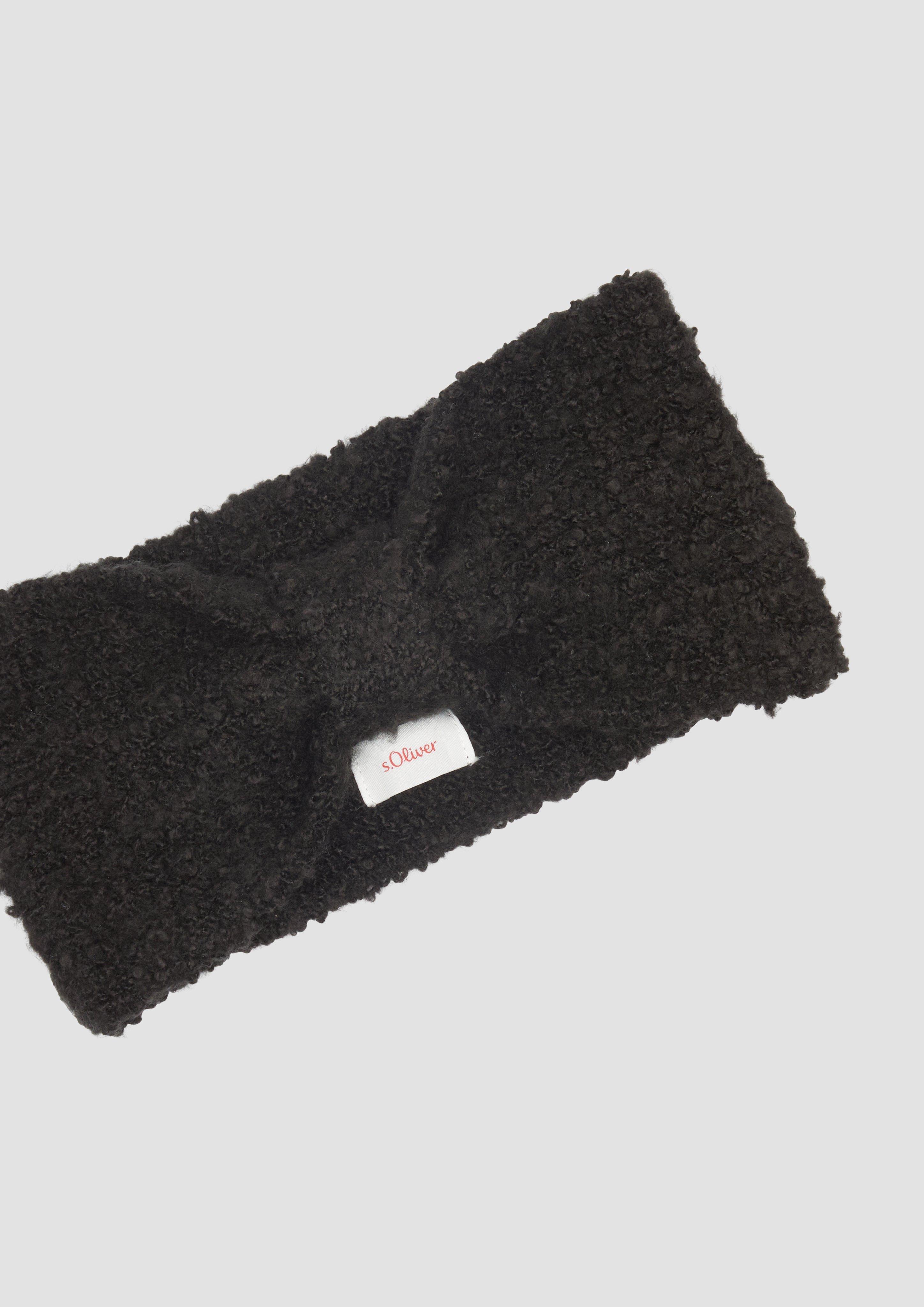 s.Oliver Gestricktes Stirnband aus Bouclé