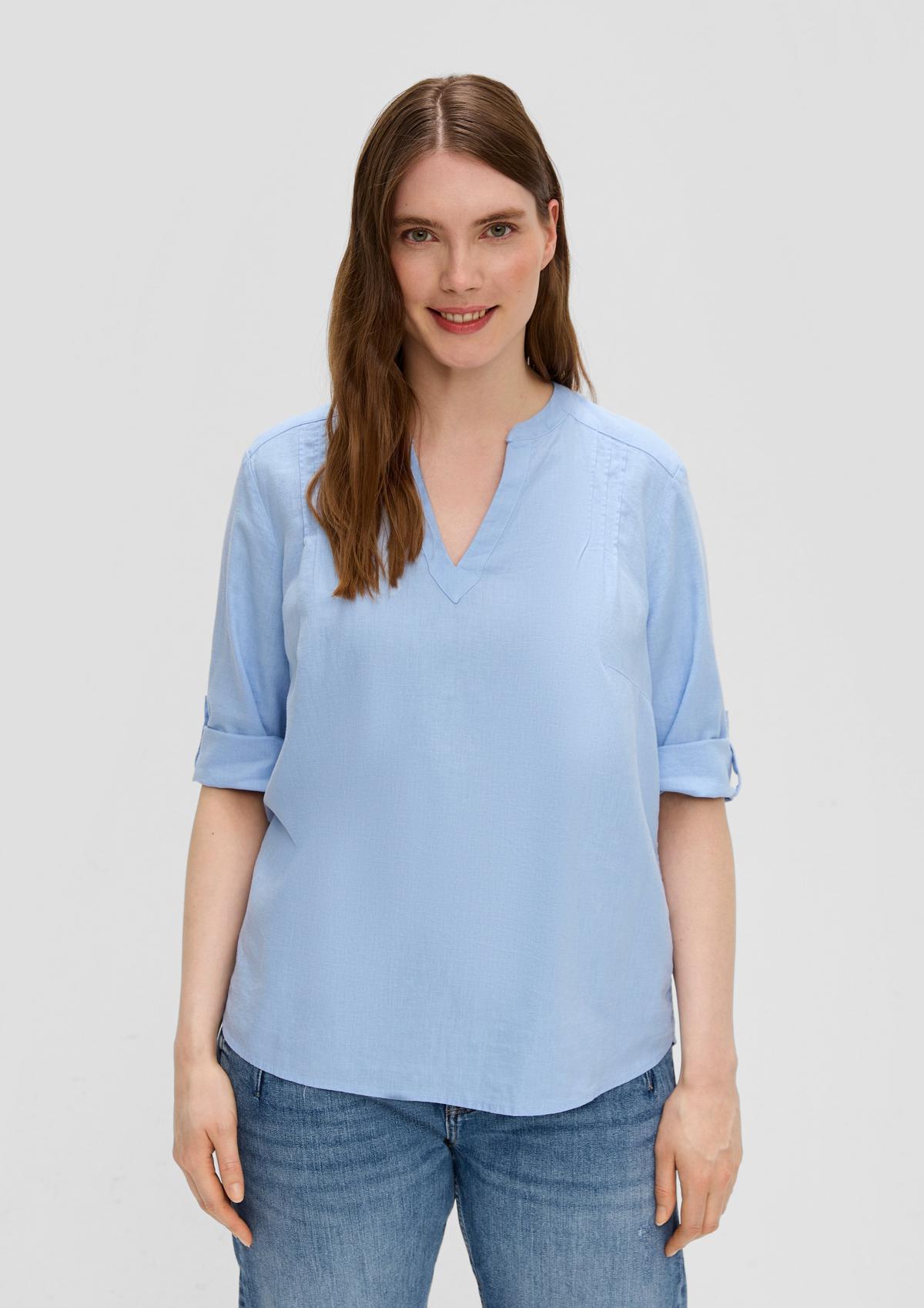 s.Oliver Tunic blouse with 3/4-length sleeves