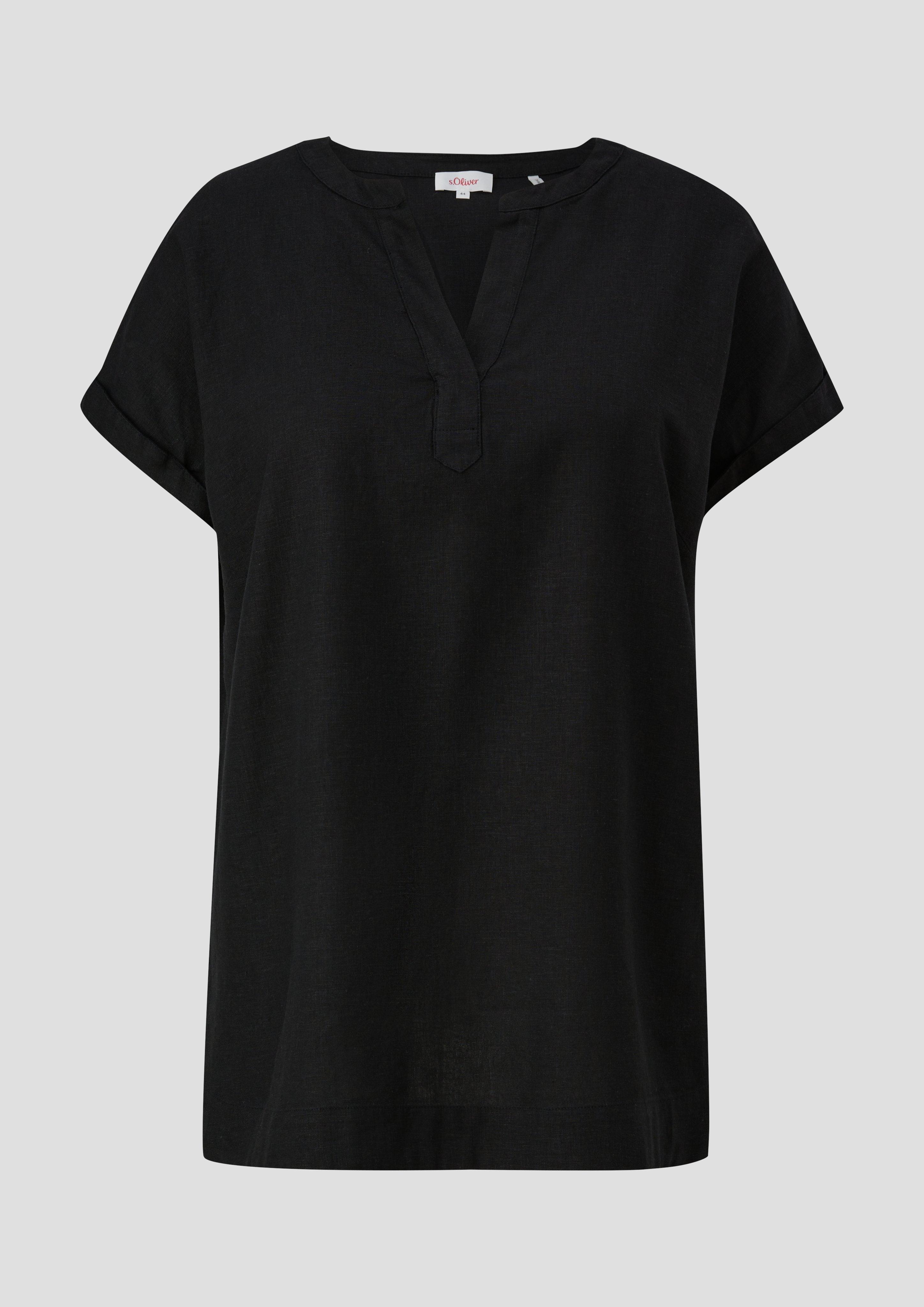 s.Oliver Blusenshirt aus Leinenmix