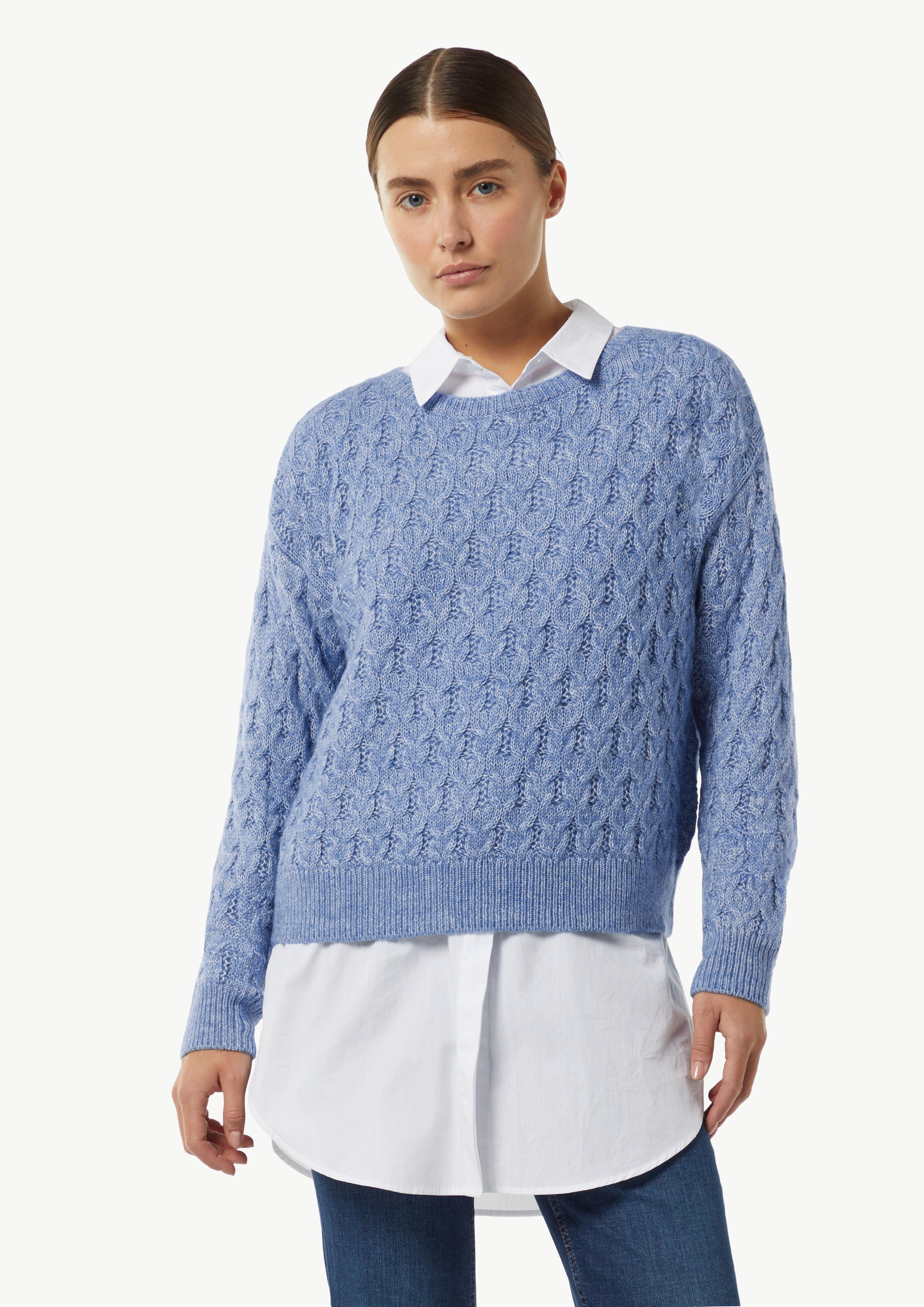 Strickpullover in 55W6 & 01X3