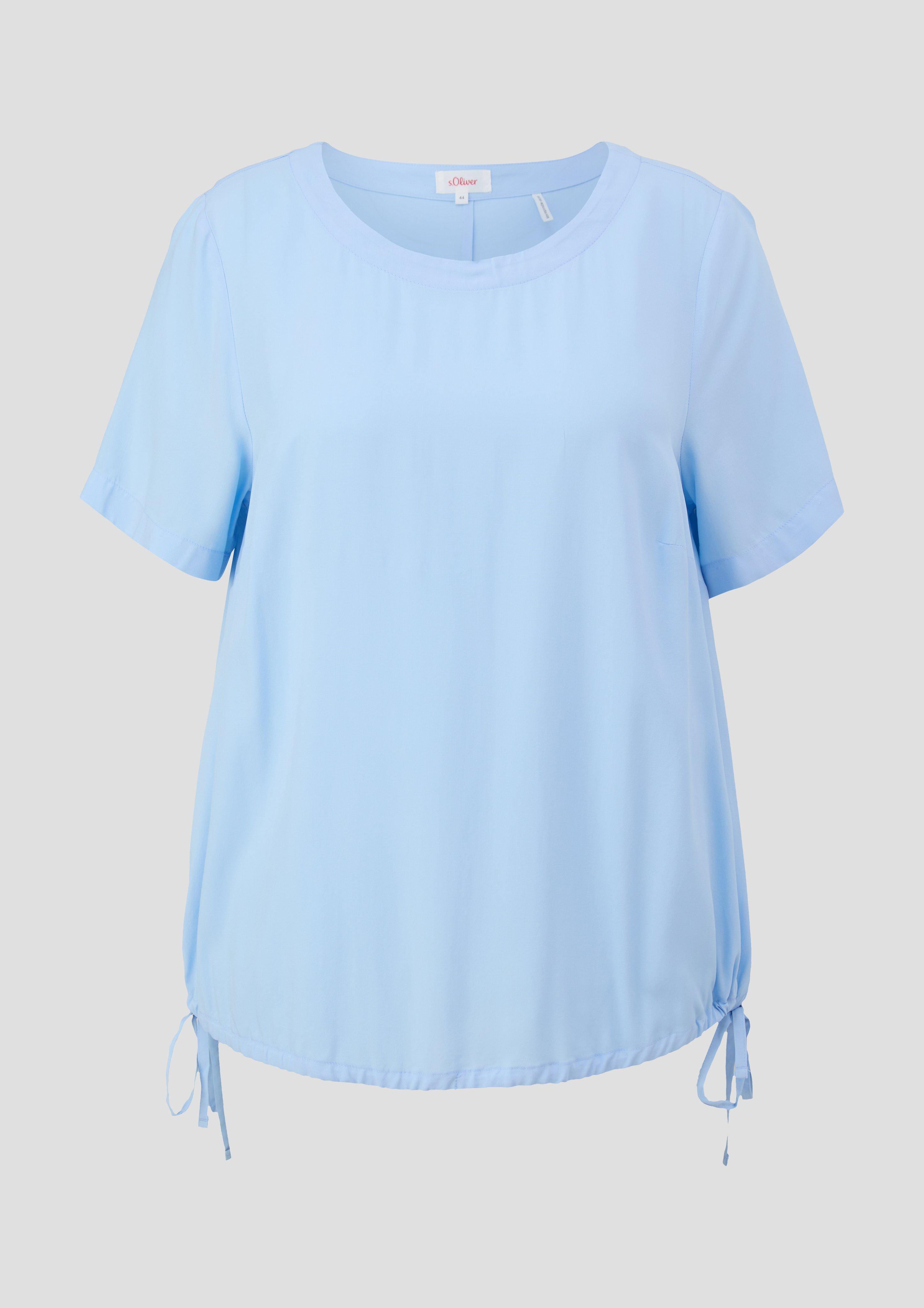 s.Oliver - Blusenshirt aus Viskose, Damen, blau