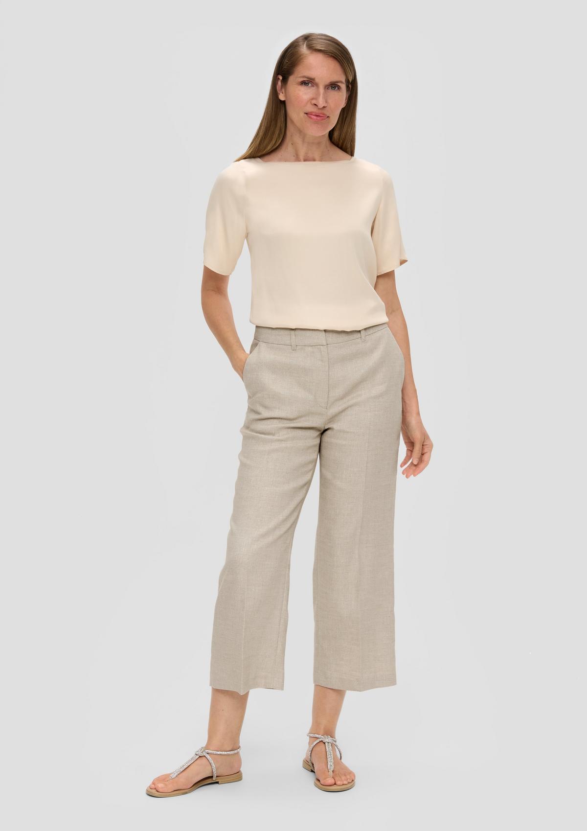 rehellinen tuck culotte ベージュ rehellinen linen tuck culotte / beige