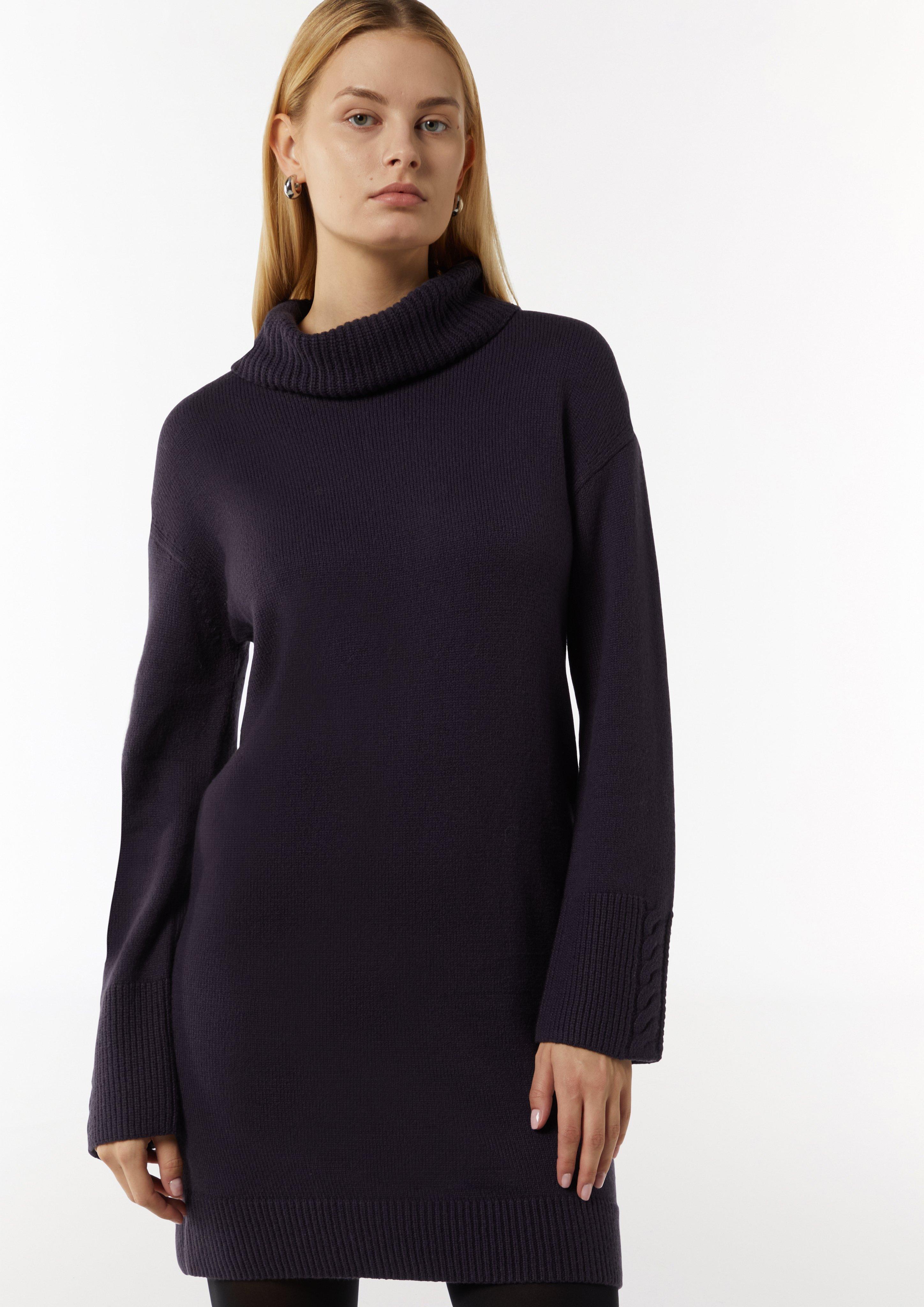 Mamekurogoucgi pedical knitted dressサイズ2 Geometric Pattern Knitted Dress - grey - Mame Kurogouchi