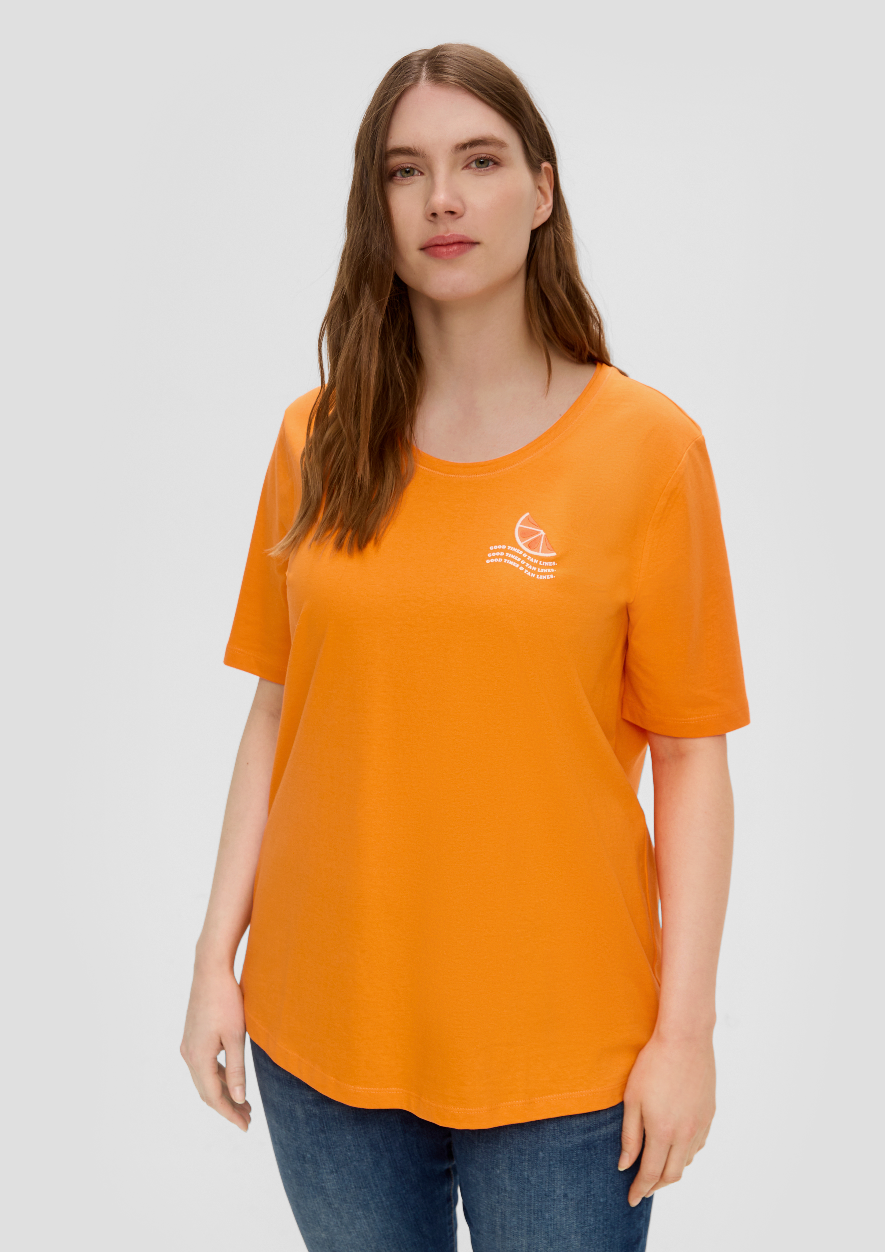 S.Oliver Jerseyshirt mit Printdetail