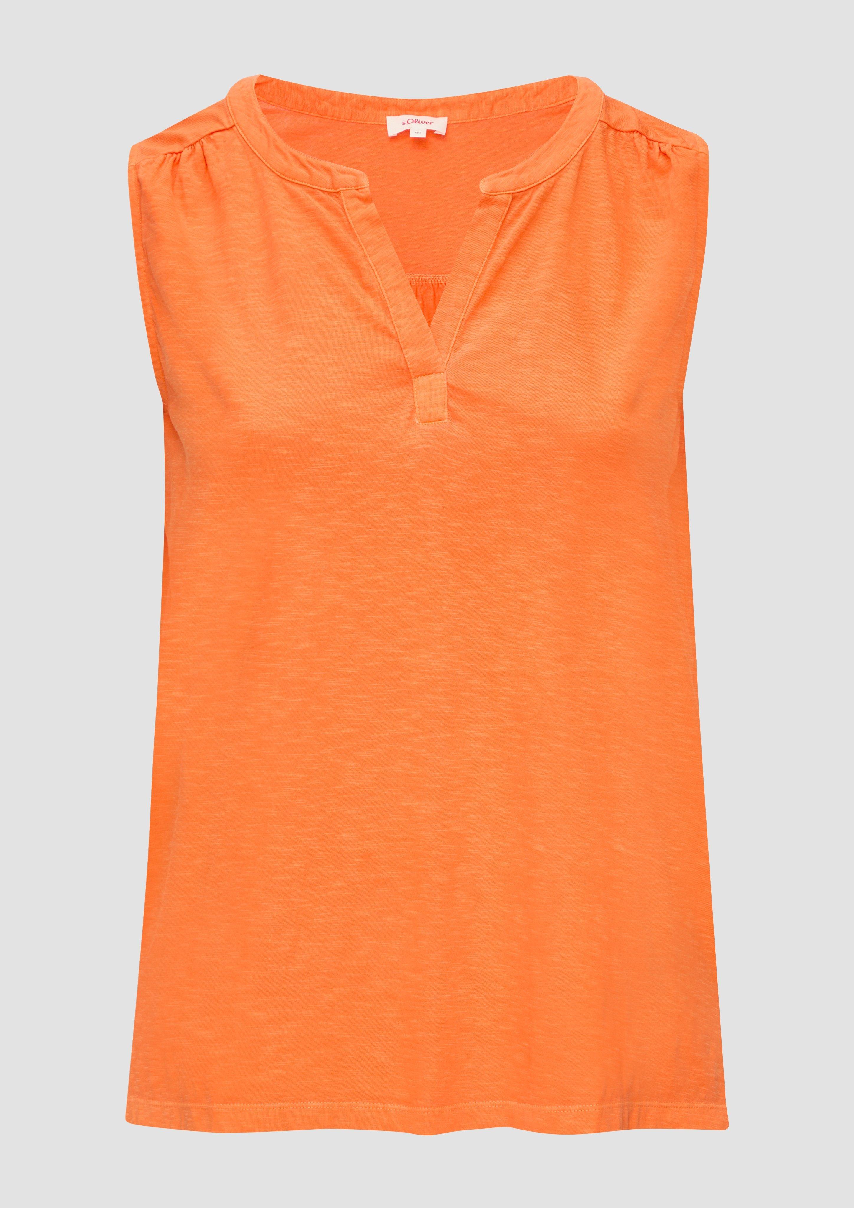 s.Oliver - T-Shirt, Damen, Orange