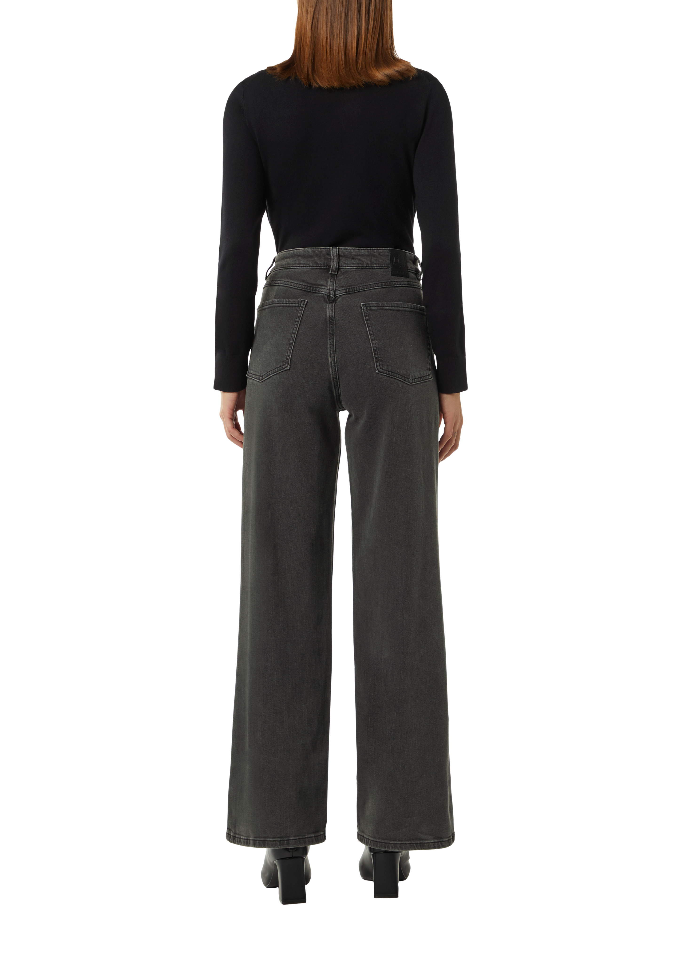【SATIIIZ】Delf over wide denim pants WIDE-LEG