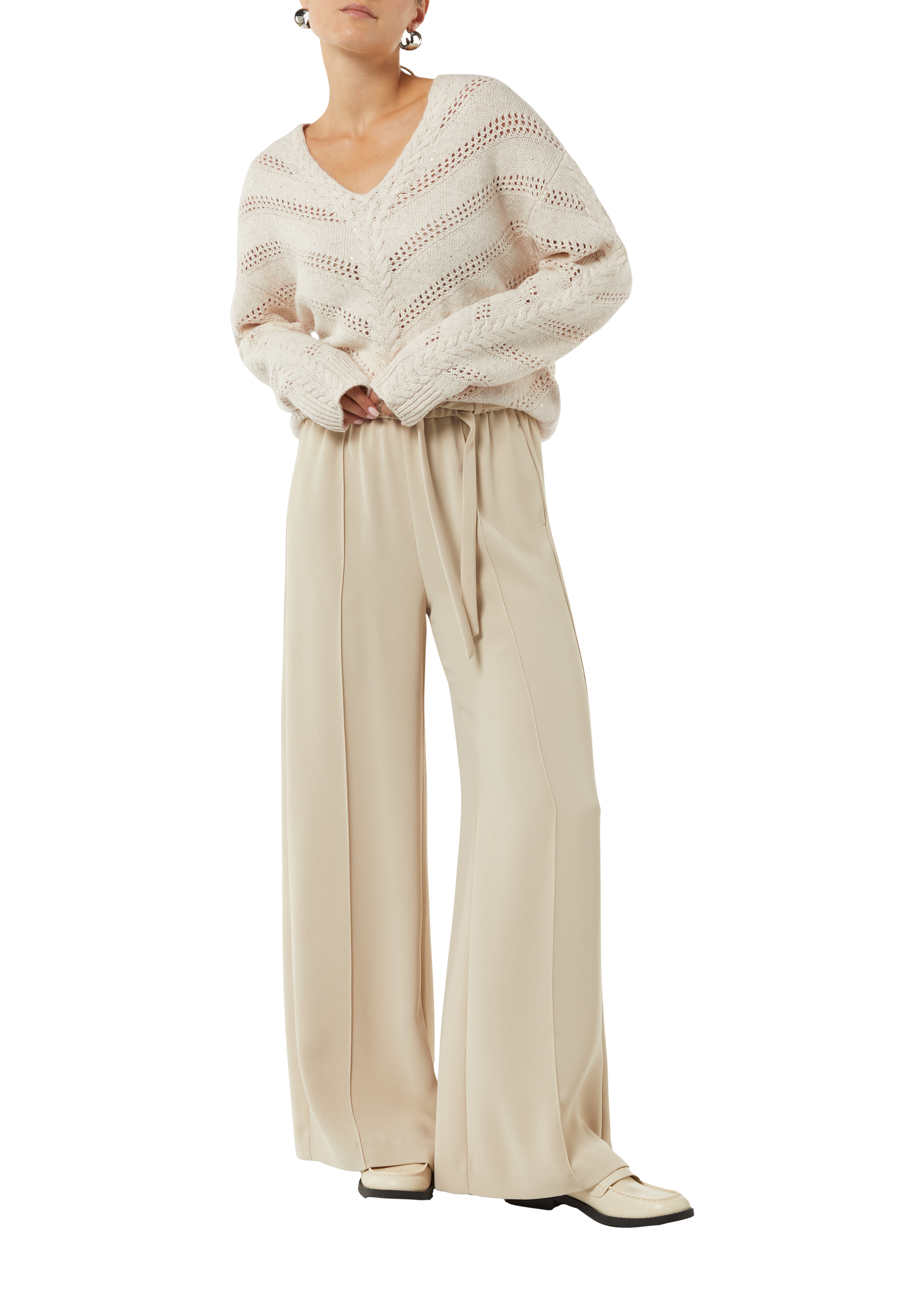 特価商品  - sequins delicate with jumper Knitted Beige SCAYLE | トップス