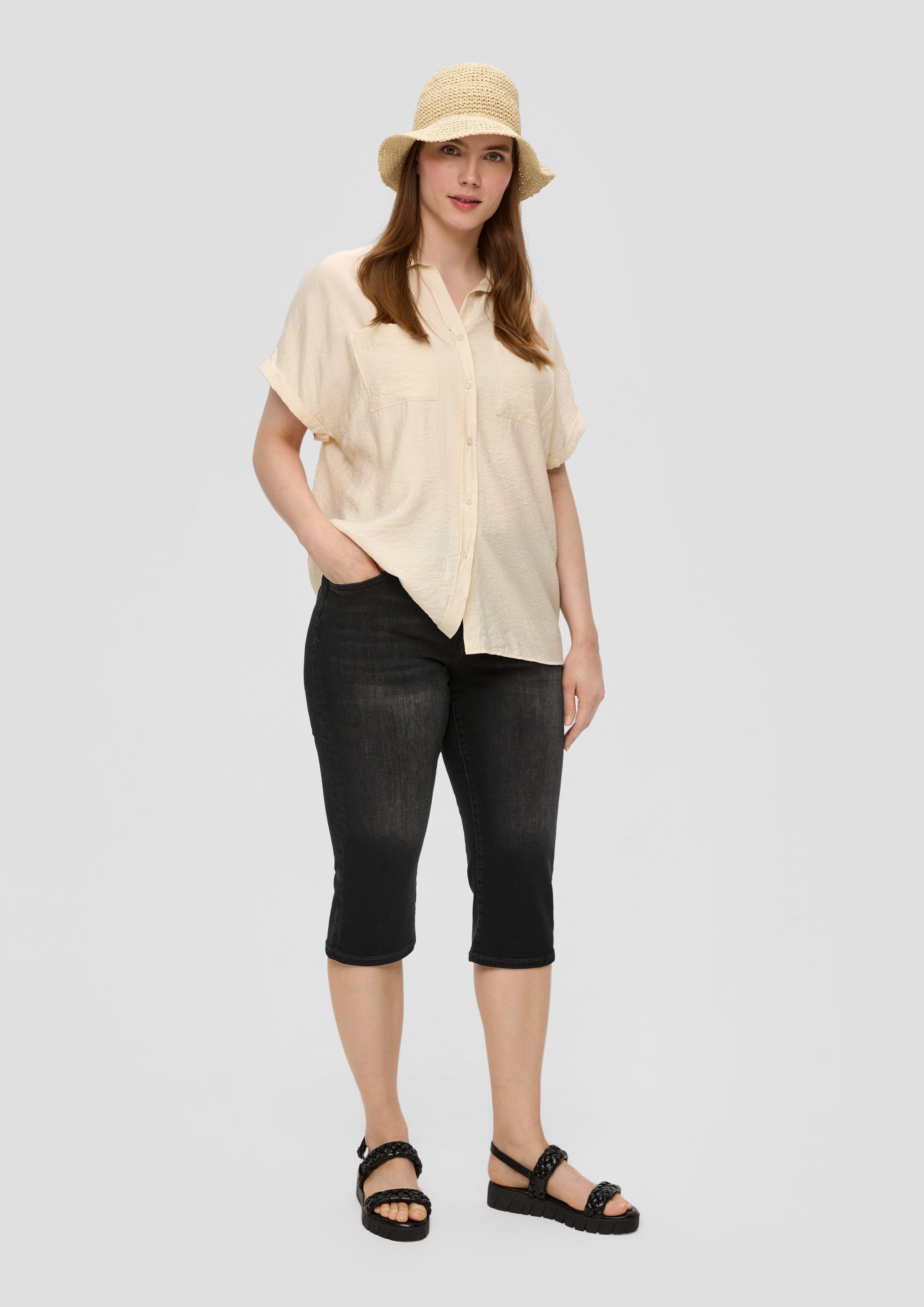 S.Oliver Denim-Capri / Mid Rise / Slim Leg