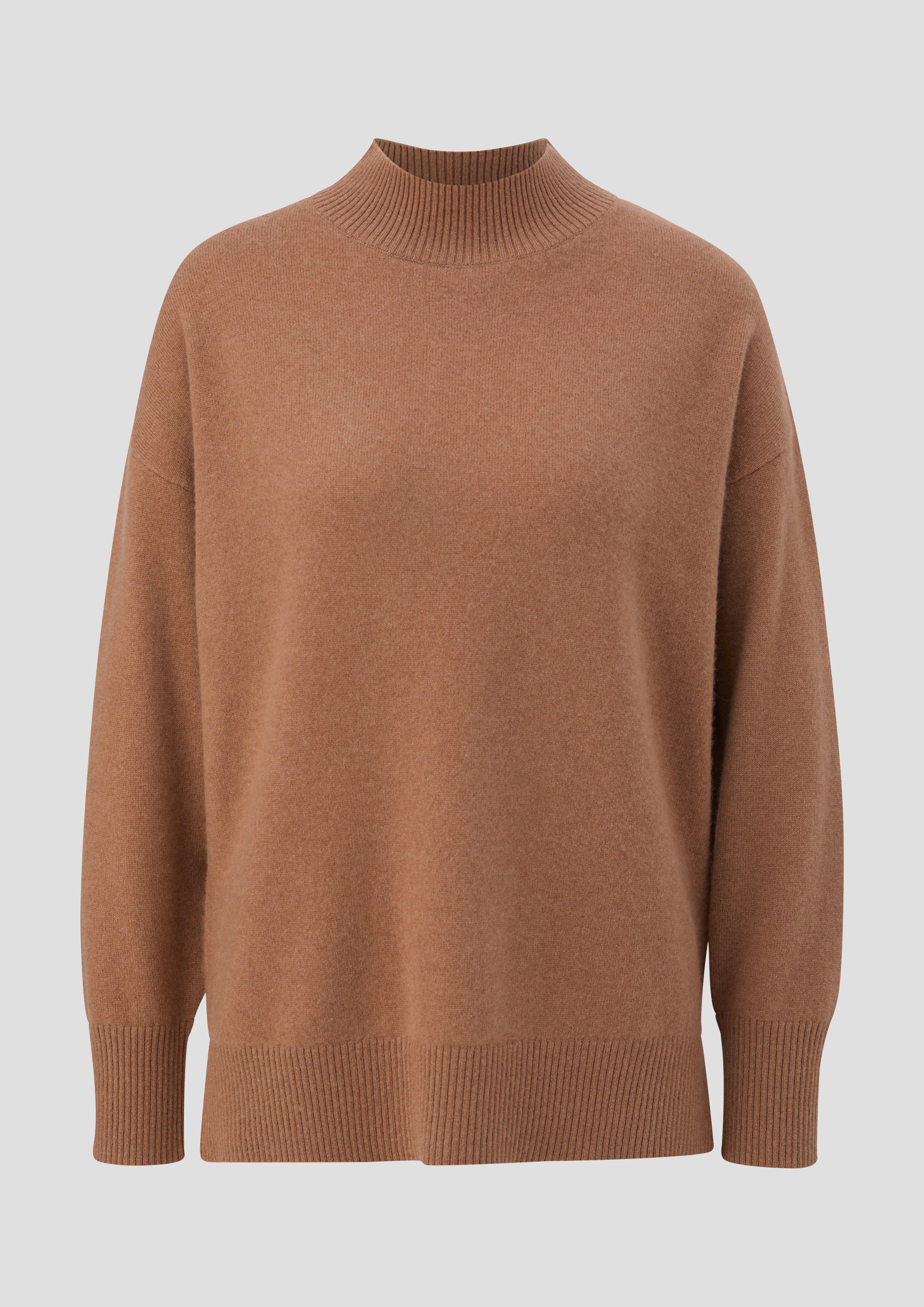 s.Oliver - Strickpullover aus reinem Kaschmir, Damen, Orange