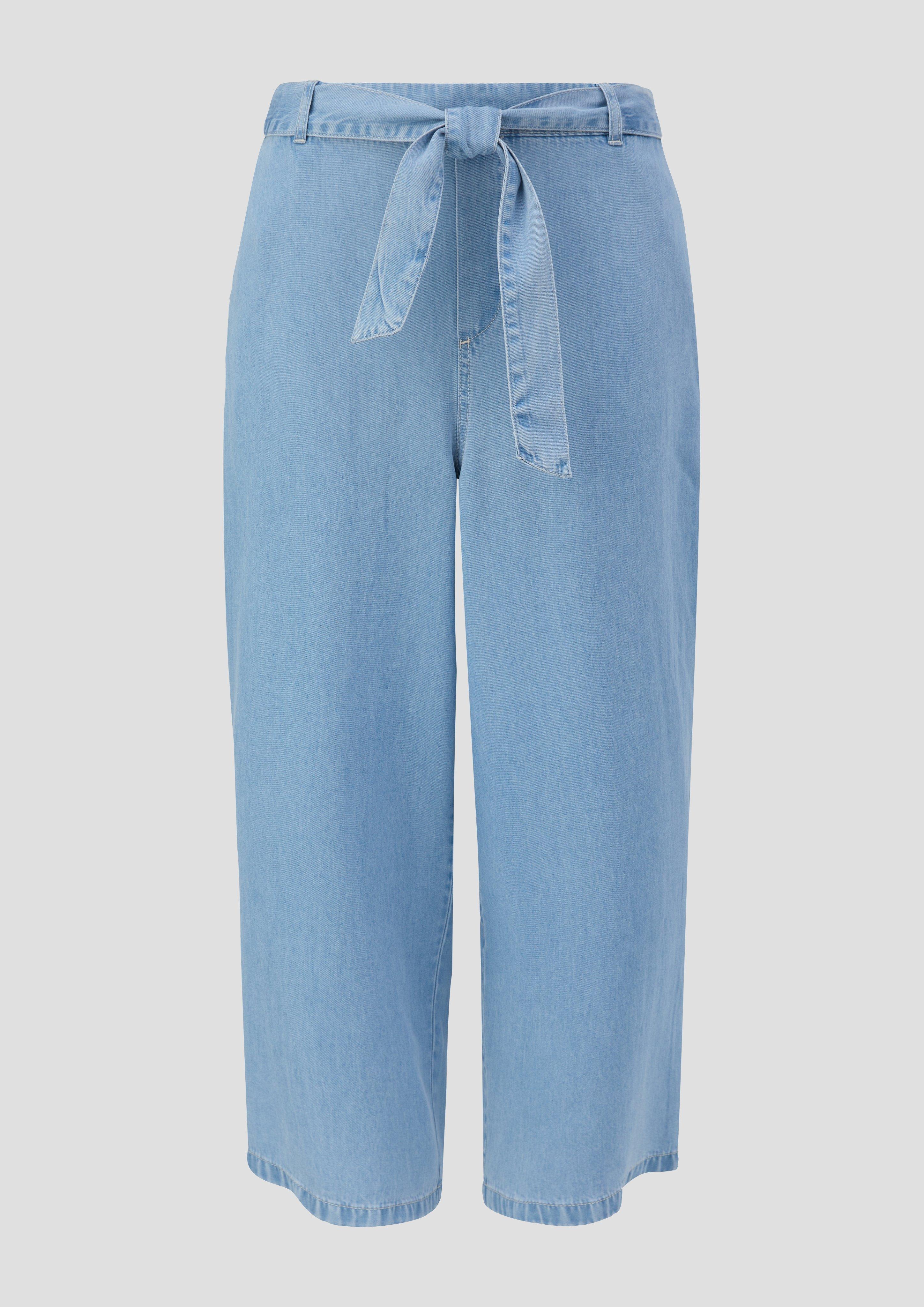Thumbnail - s.Oliver - Culotte mit Bindeband, Damen, blau