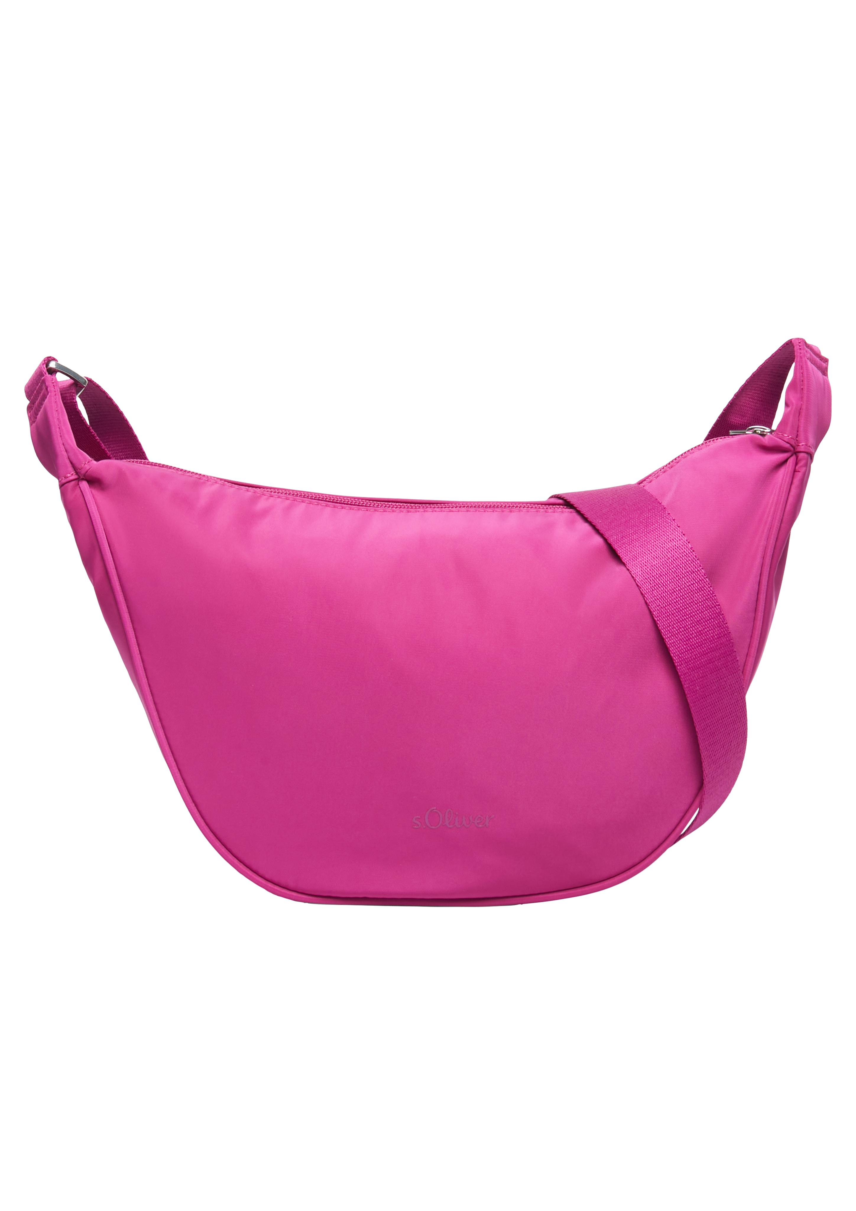 s.Oliver - Schultertasche aus Twill, Damen, Rosa