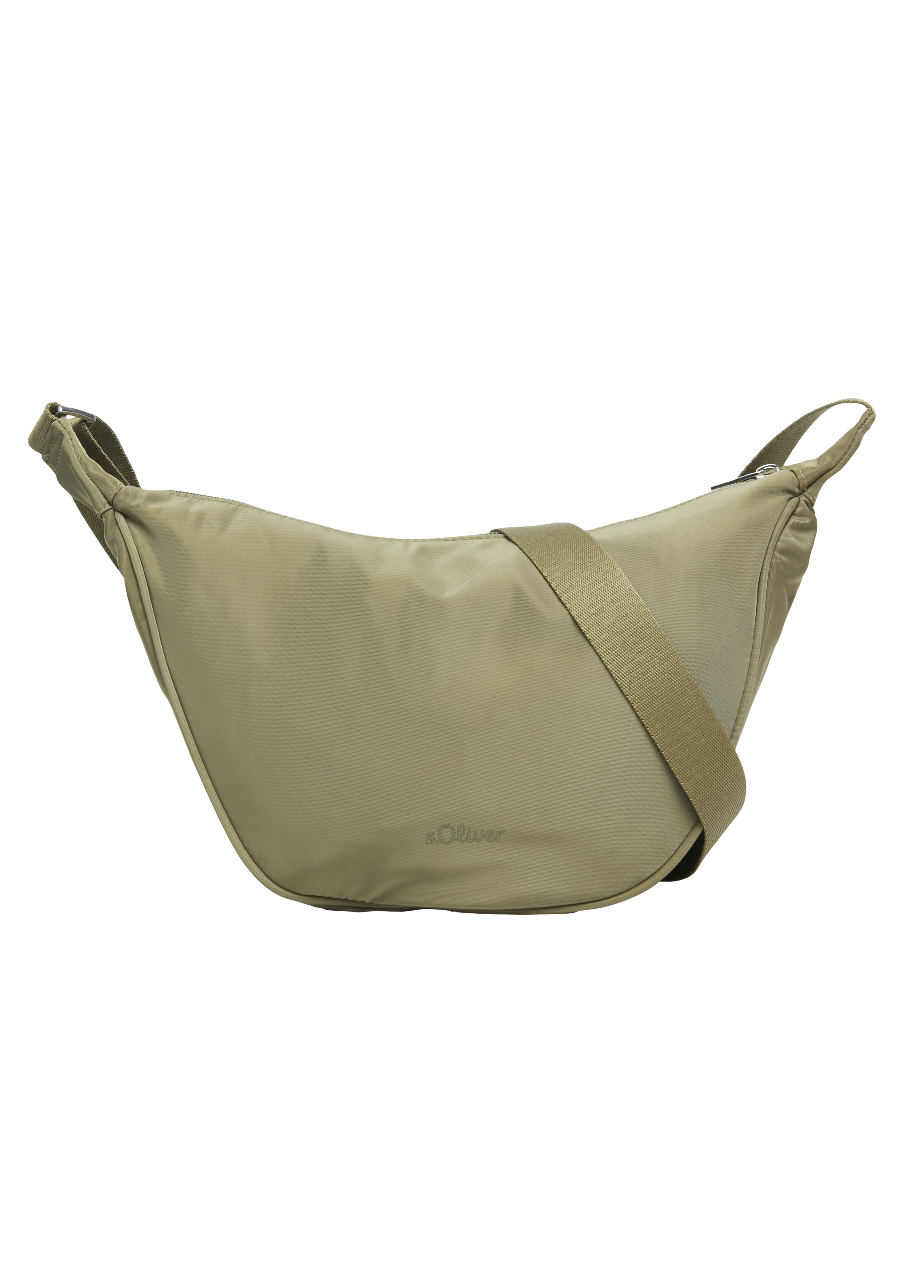 s.Oliver - Schultertasche aus Twill, Damen, grün