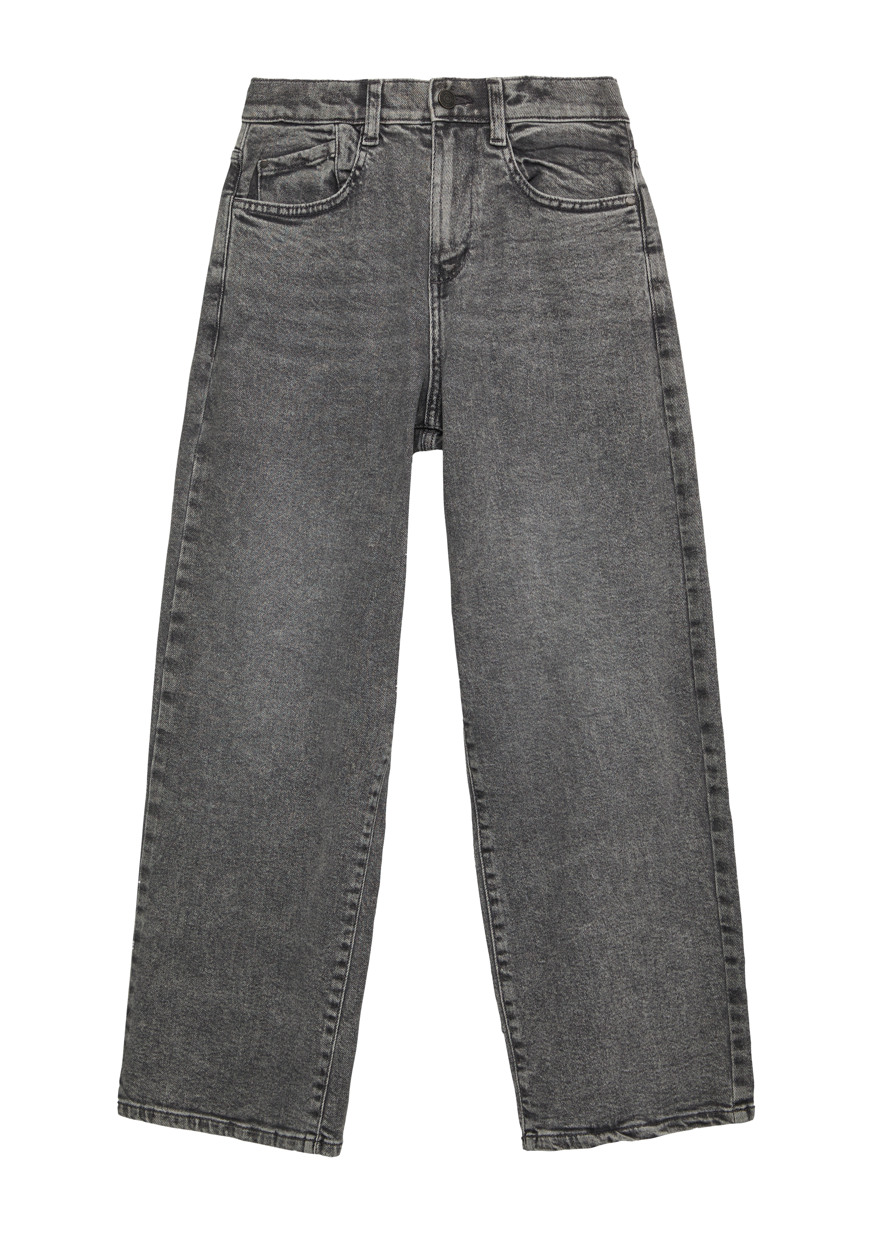 s.Oliver - Baggy-Jeans / Relaxed Fit / Mid Rise / Wide Leg, Jungen, grau