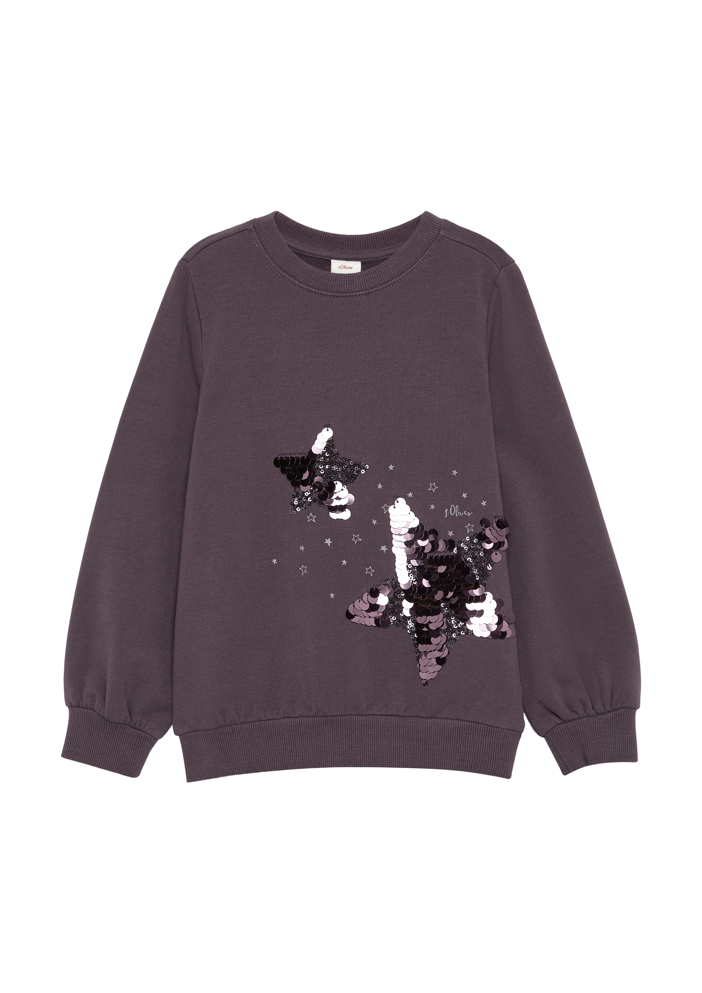 s.Oliver - Wärmende Sweatshirt mit Pailletten, Kinder, lila