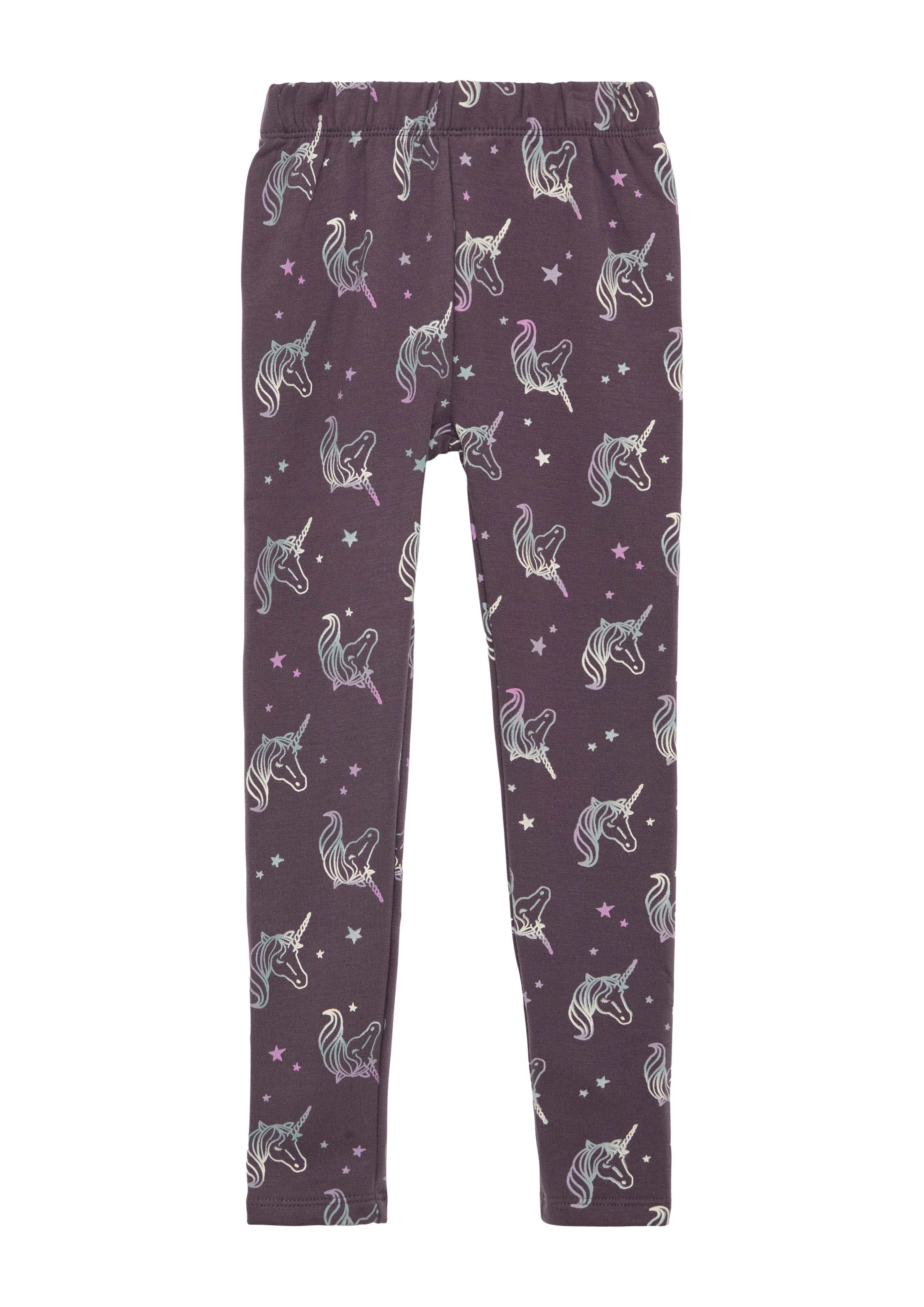 s.Oliver - Wärmende Leggings mit All-over-Print, Kinder, lila