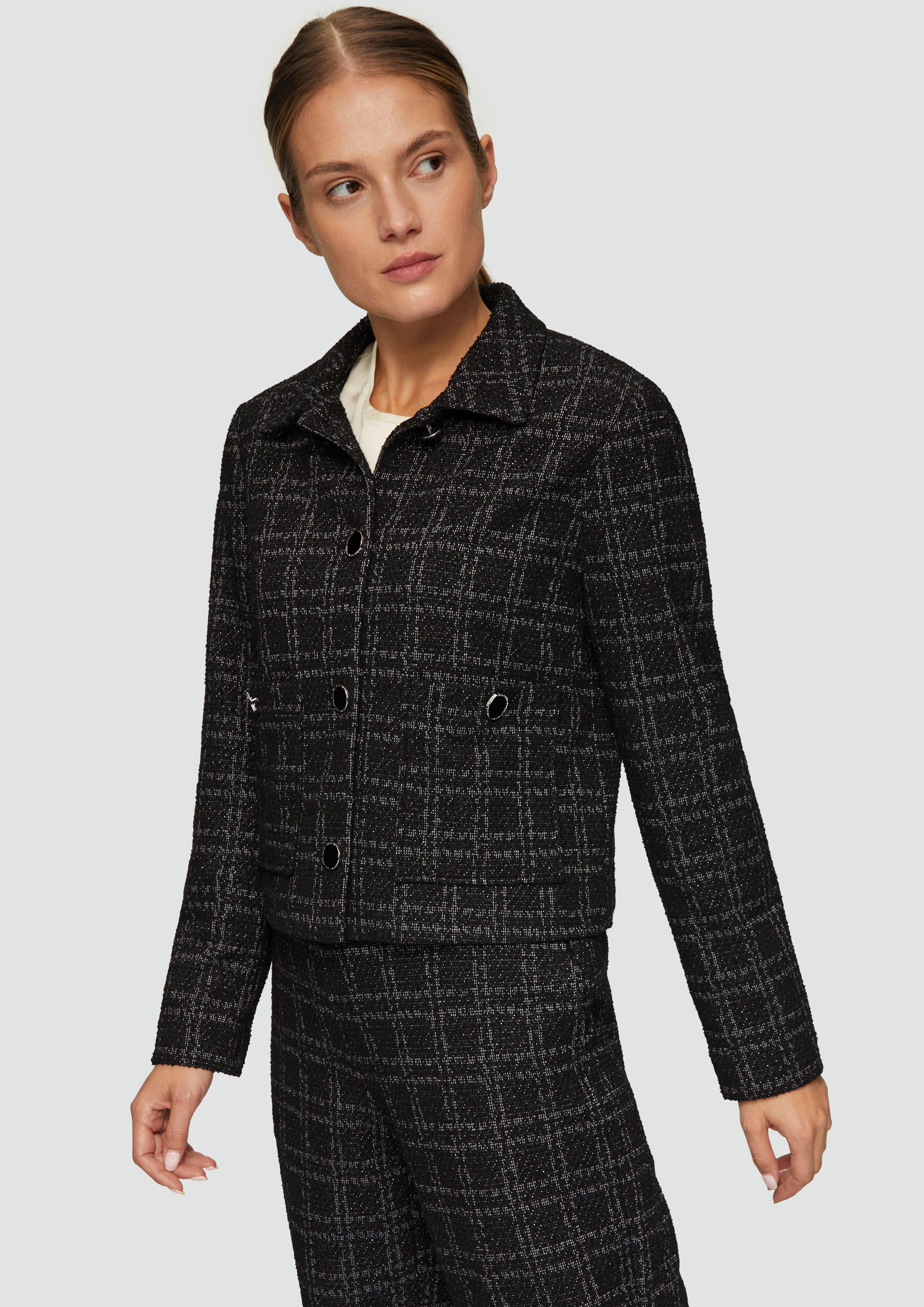 ジャケット・アウター FEKETE NO COLLAR FRILL JACKET FEKETE（フェケテ）の「NO COLLAR JACKET / ノーカラー