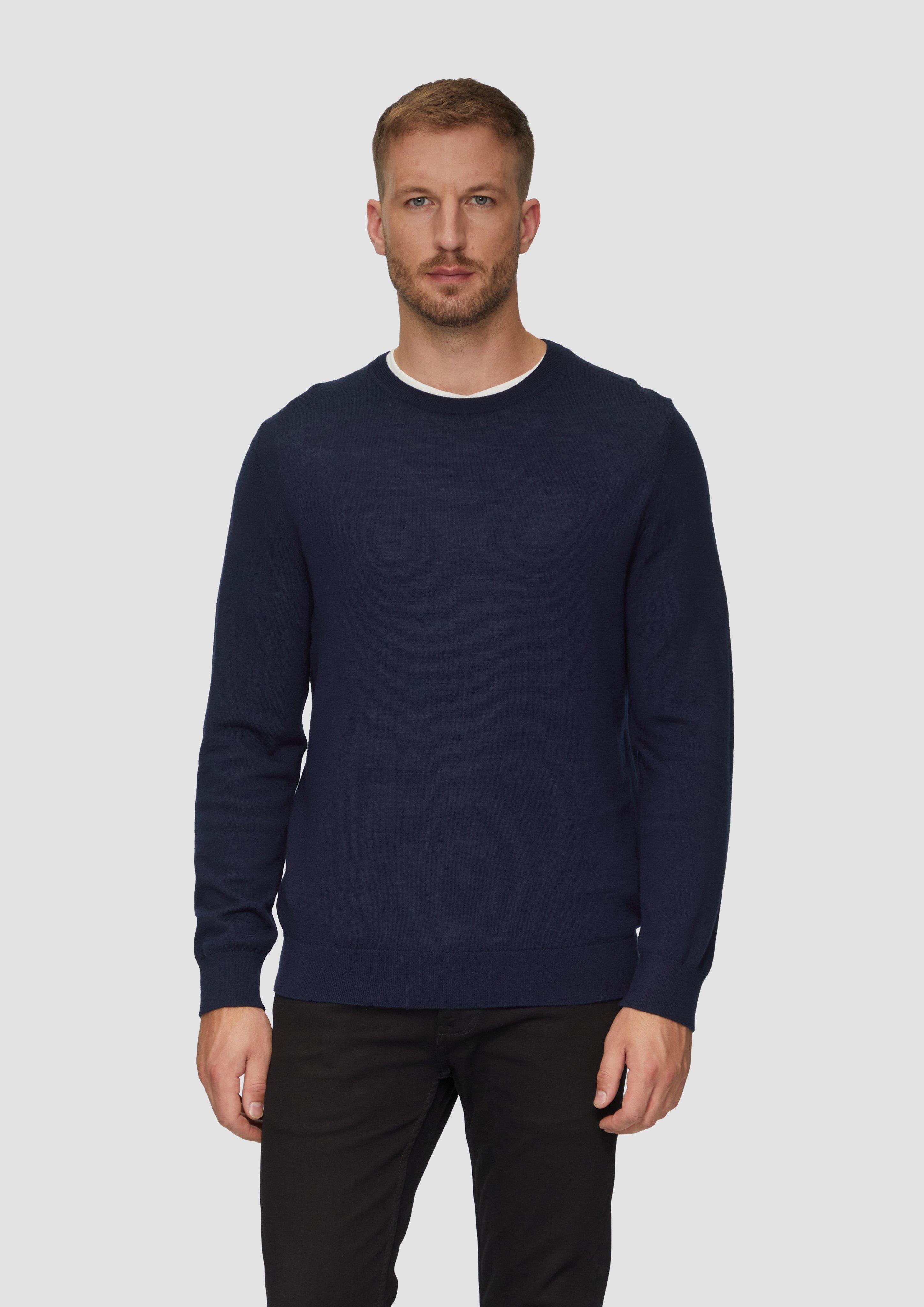 S.Oliver Feinstrickpullover aus reiner Merinowolle