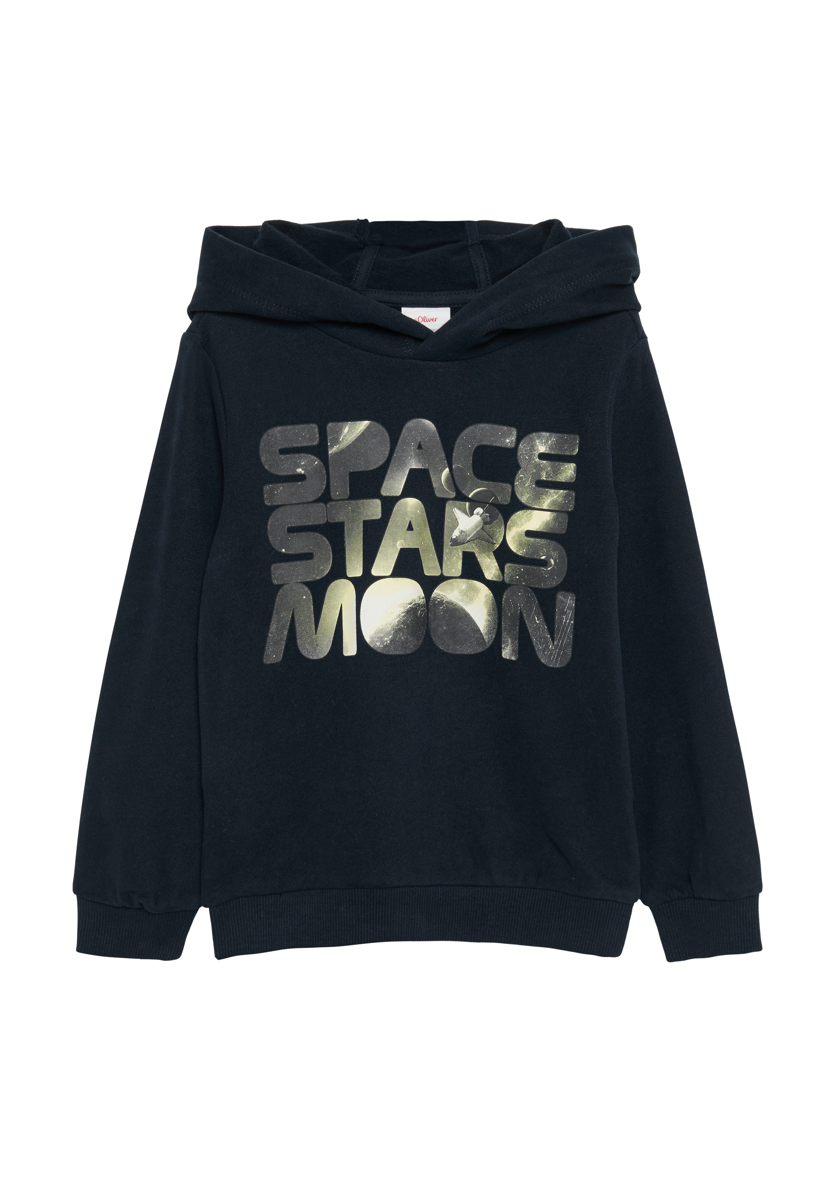 Thumbnail - s.Oliver - Wärmender Hoodie mit Frontprint, Kinder, blau
