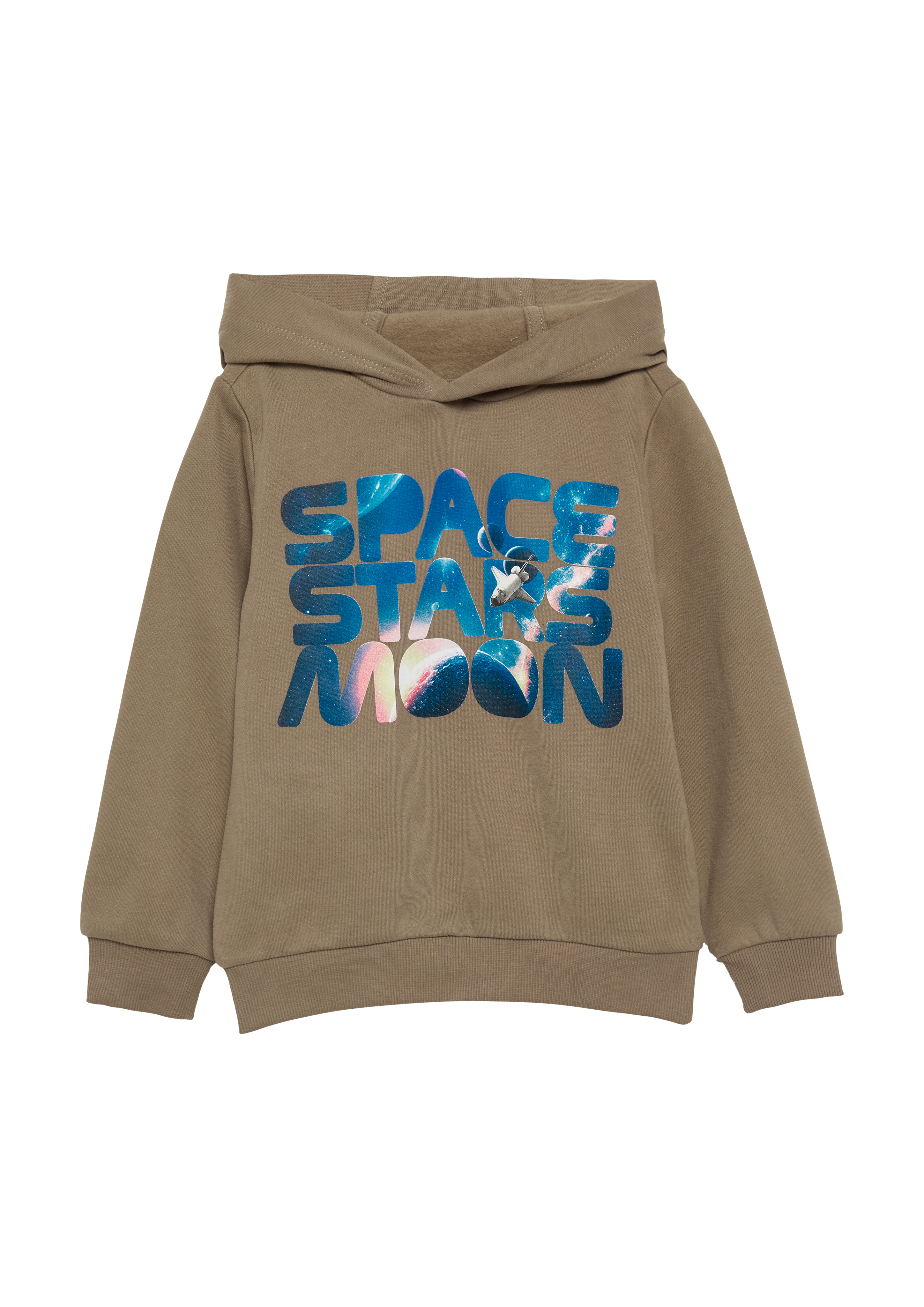 s.Oliver - Wärmender Hoodie mit Frontprint, Kinder, braun