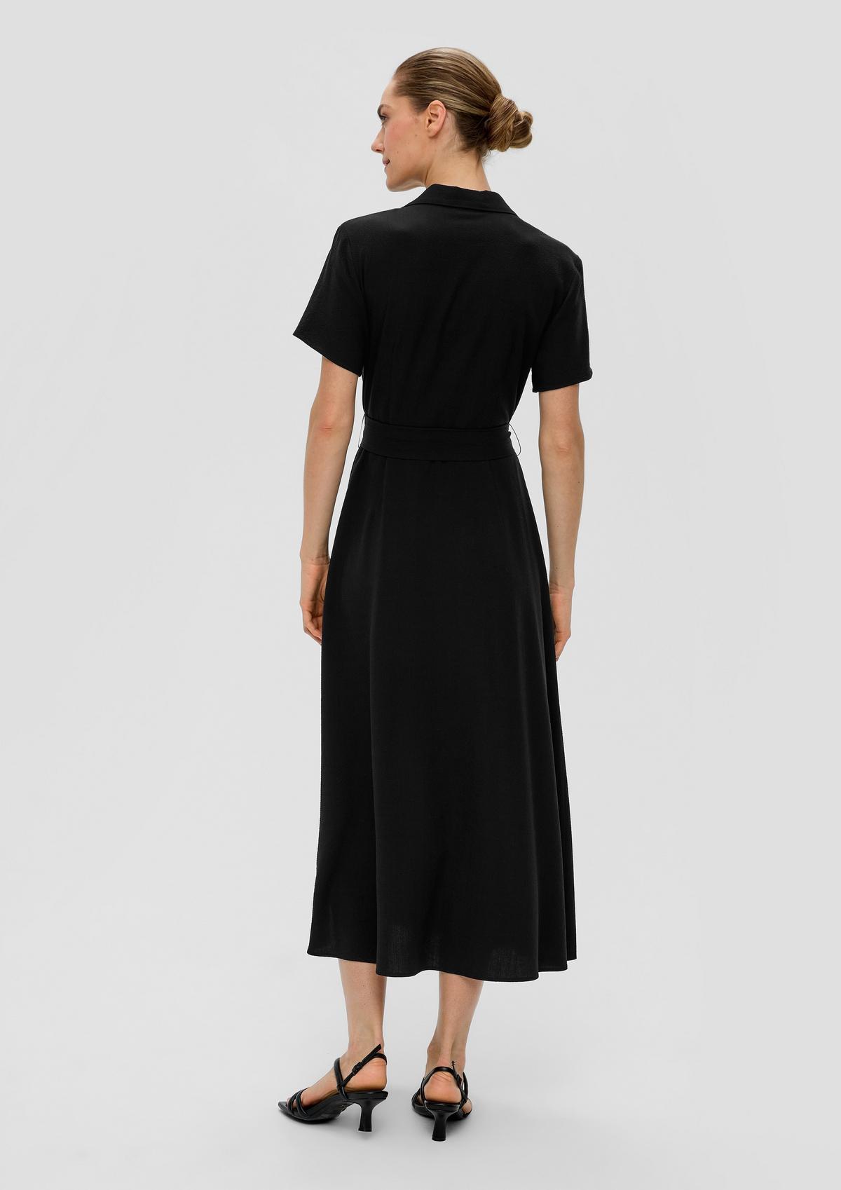 s.Oliver Short sleeve dress with ties