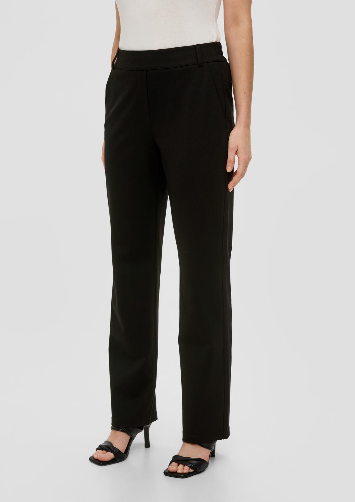 s.Oliver Viscose blend trousers with a straight leg