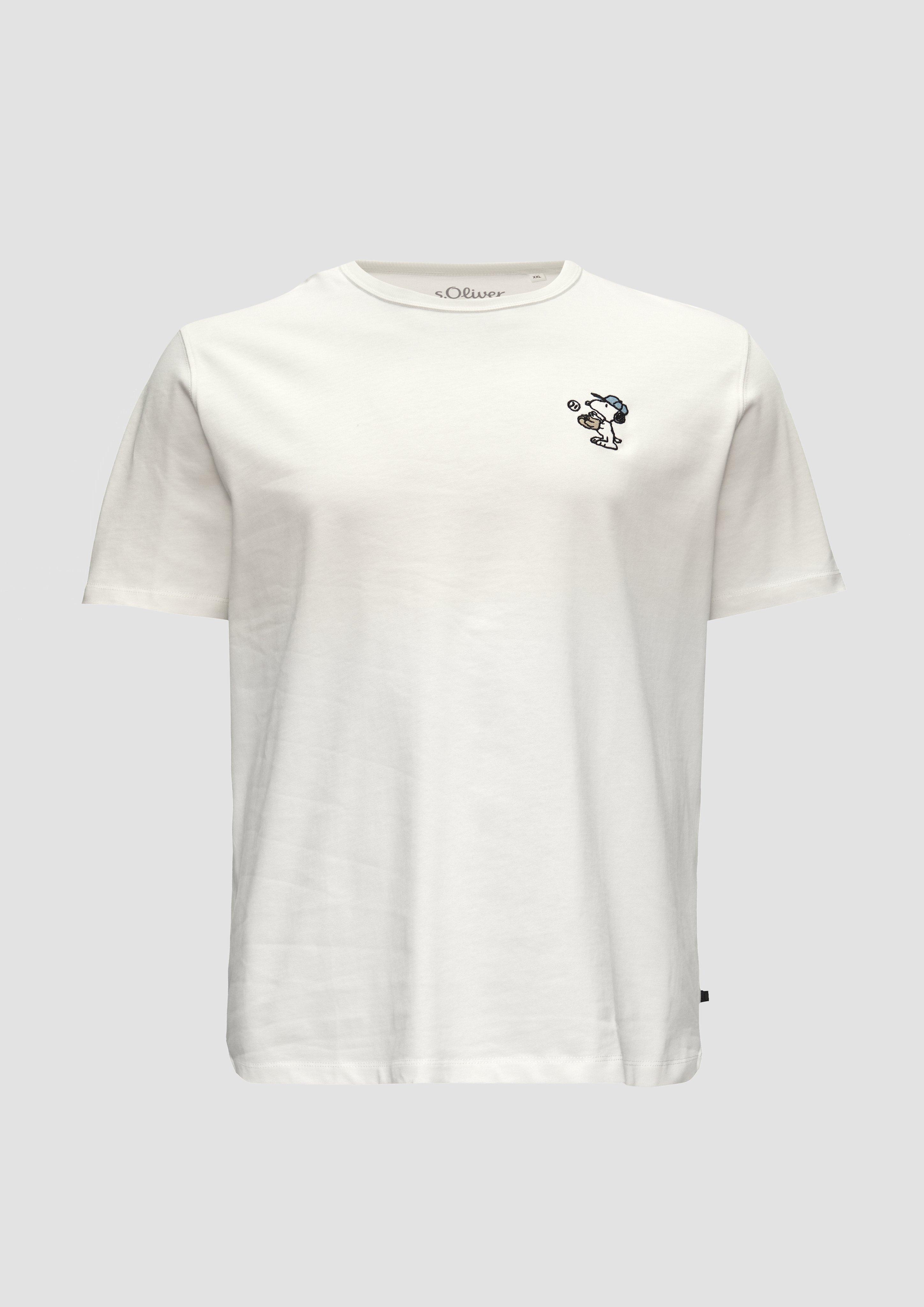 s.Oliver T-Shirt aus schwerer Jersey-Ware mit Peanuts®-Motiv