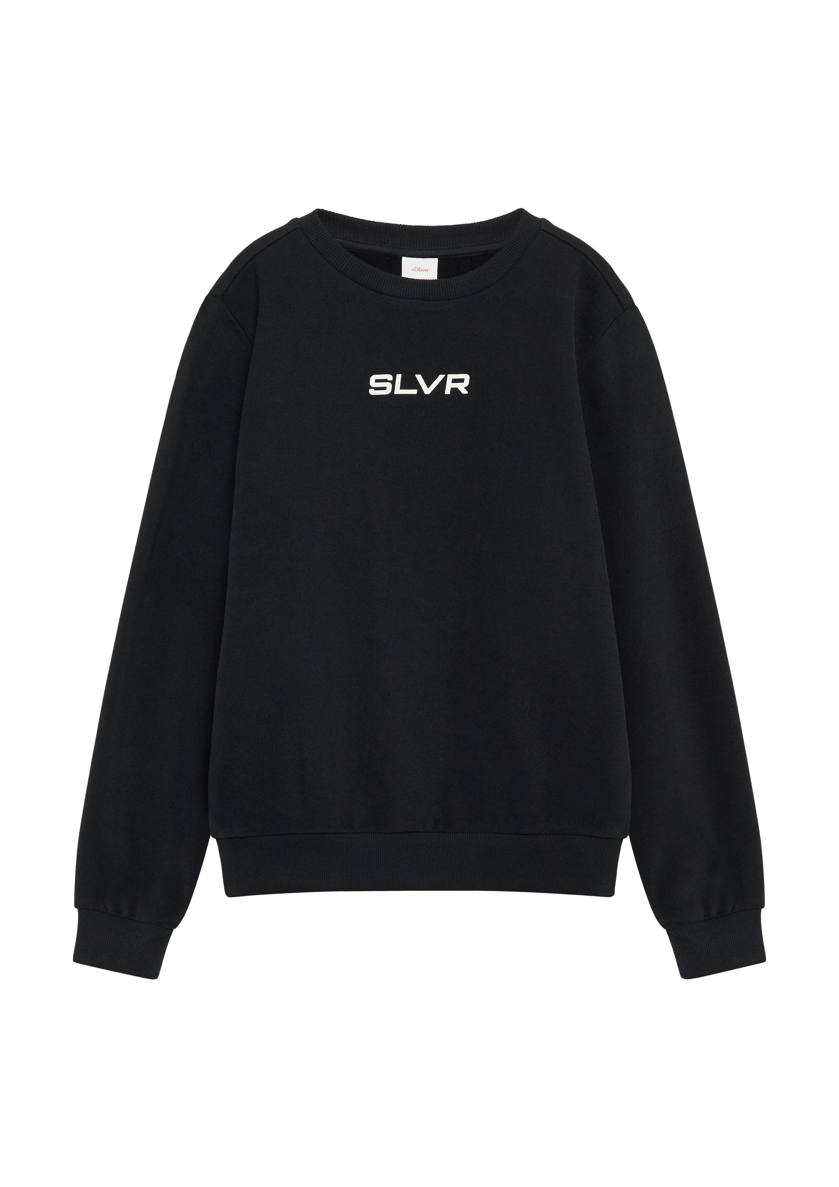 s.Oliver - Wärmendes Sweatshirt mit Rippbündchen und NASA®-Print, Jungen, schwarz