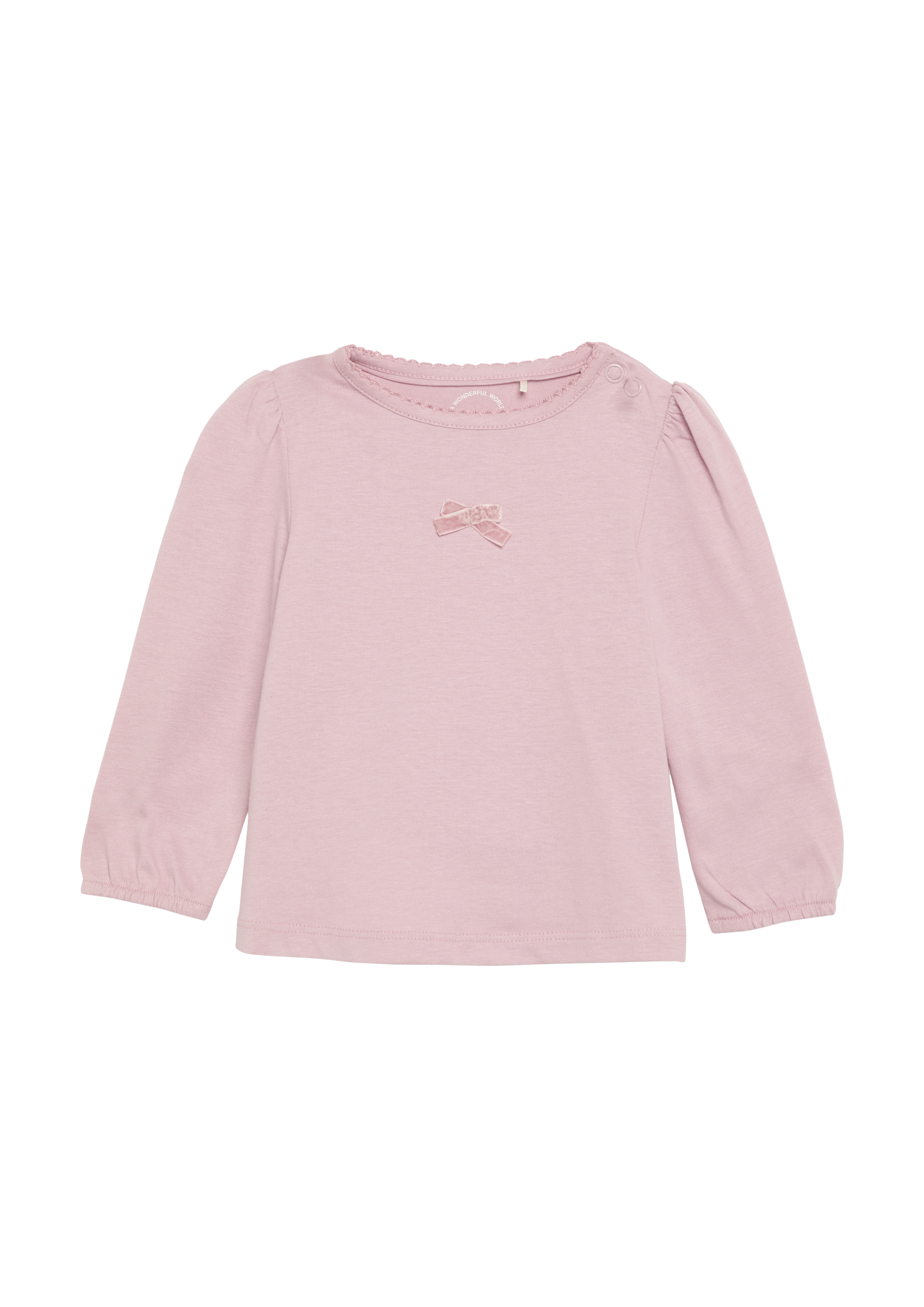 s.Oliver - Langarmshirt mit Schleifendetail, Babys, Rosa