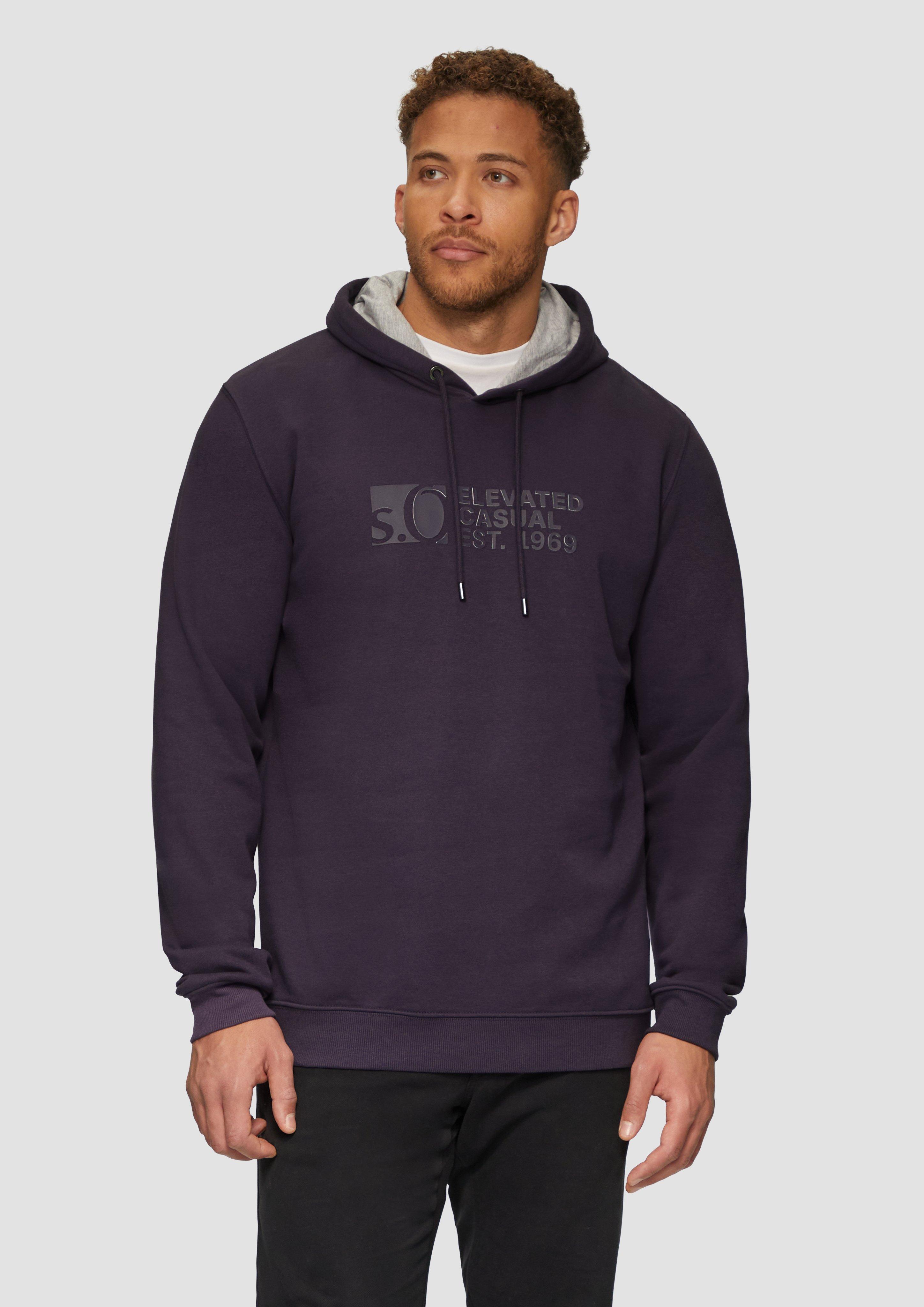 S.Oliver Kapuzen-Sweatshirt mit Logo-Print