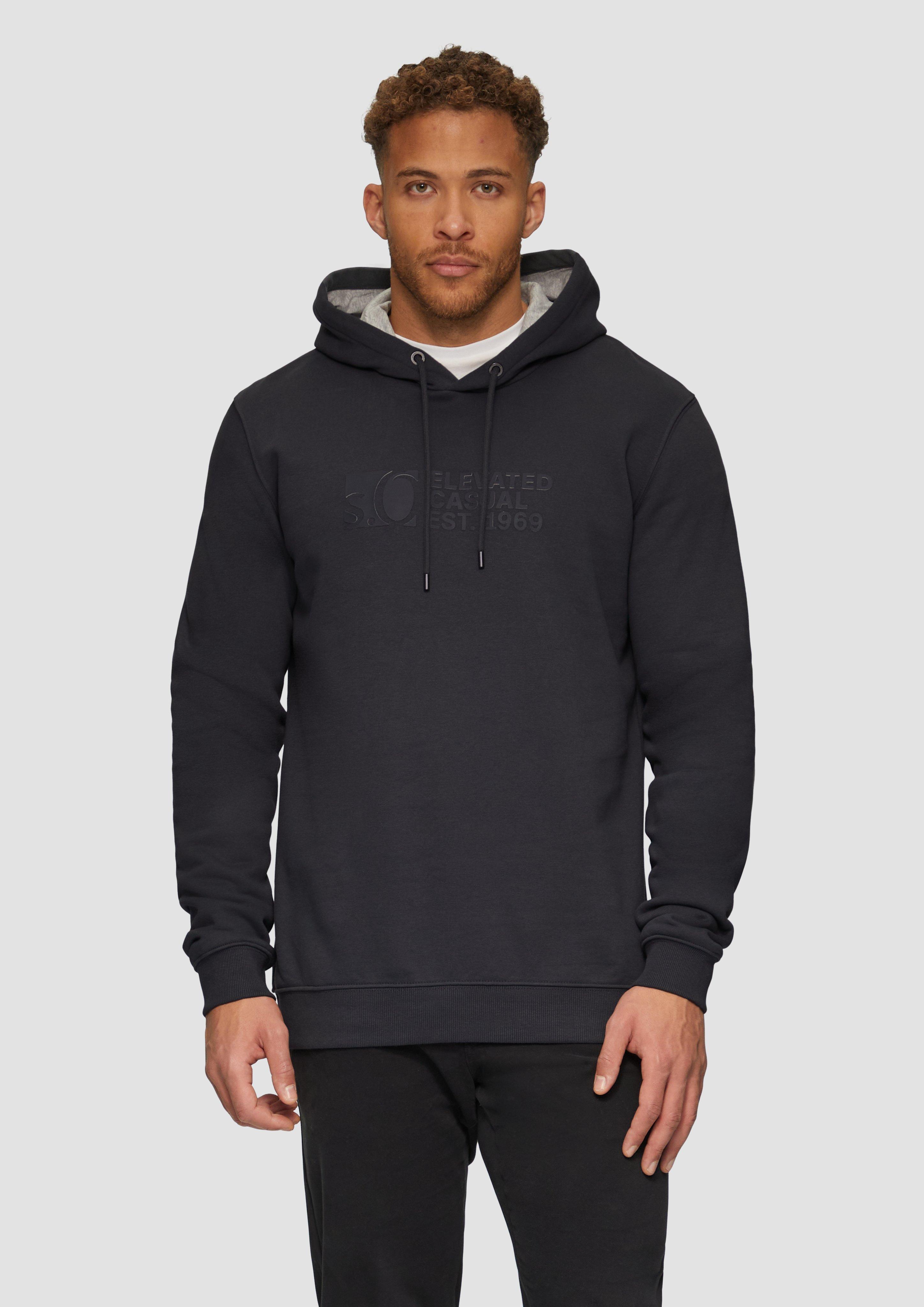 S.Oliver Kapuzen-Sweatshirt mit Logo-Print