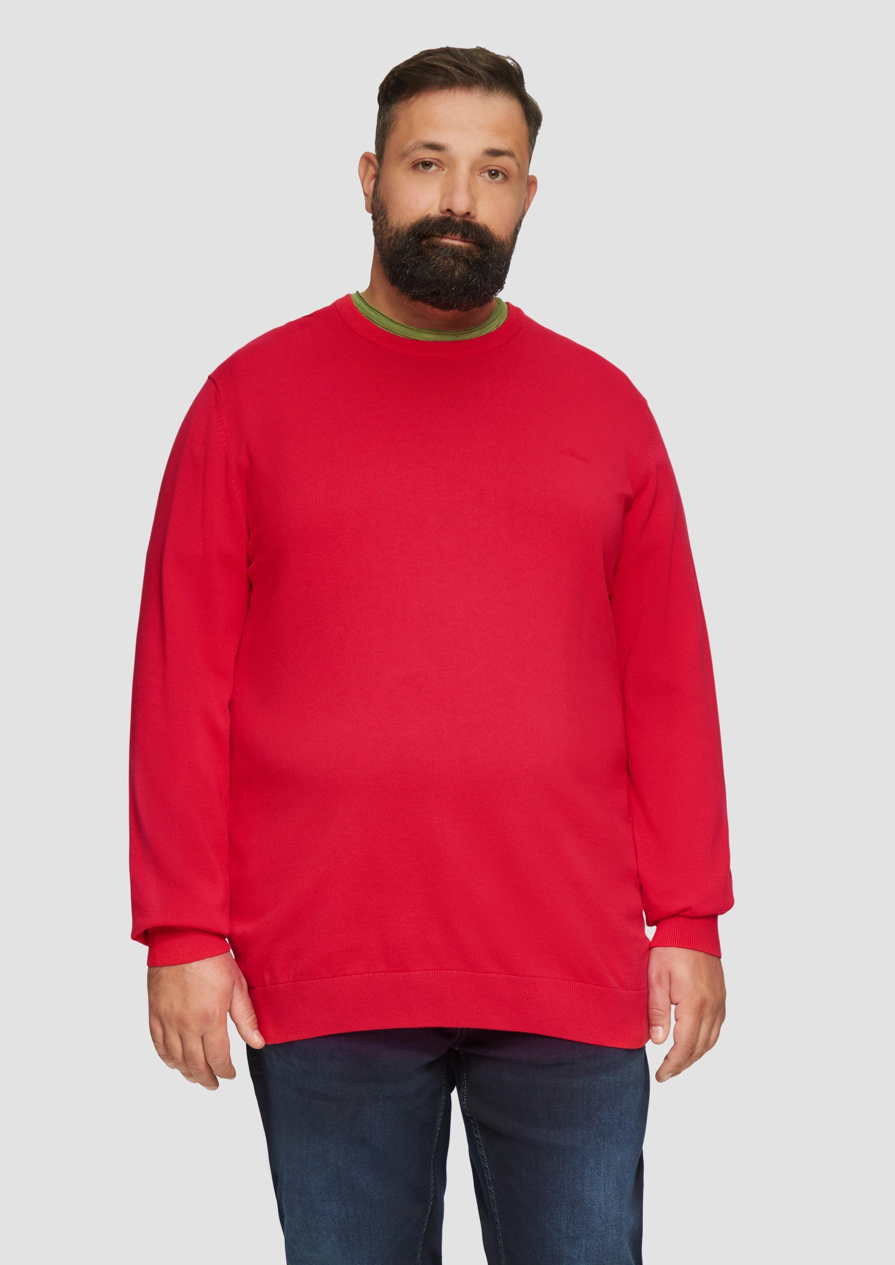 S.Oliver Strickpullover mit Crewneck