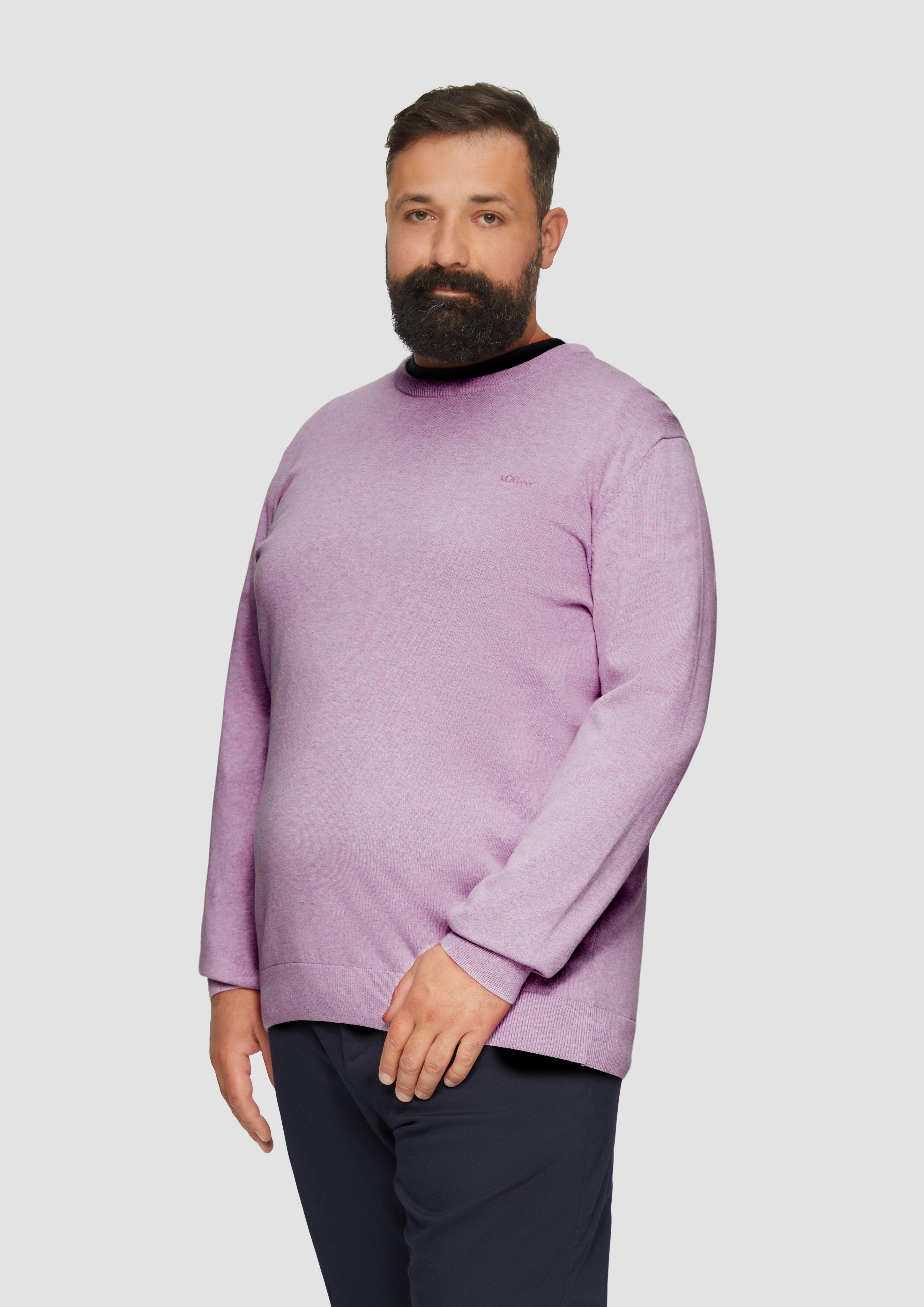 S.Oliver Strickpullover mit Crewneck