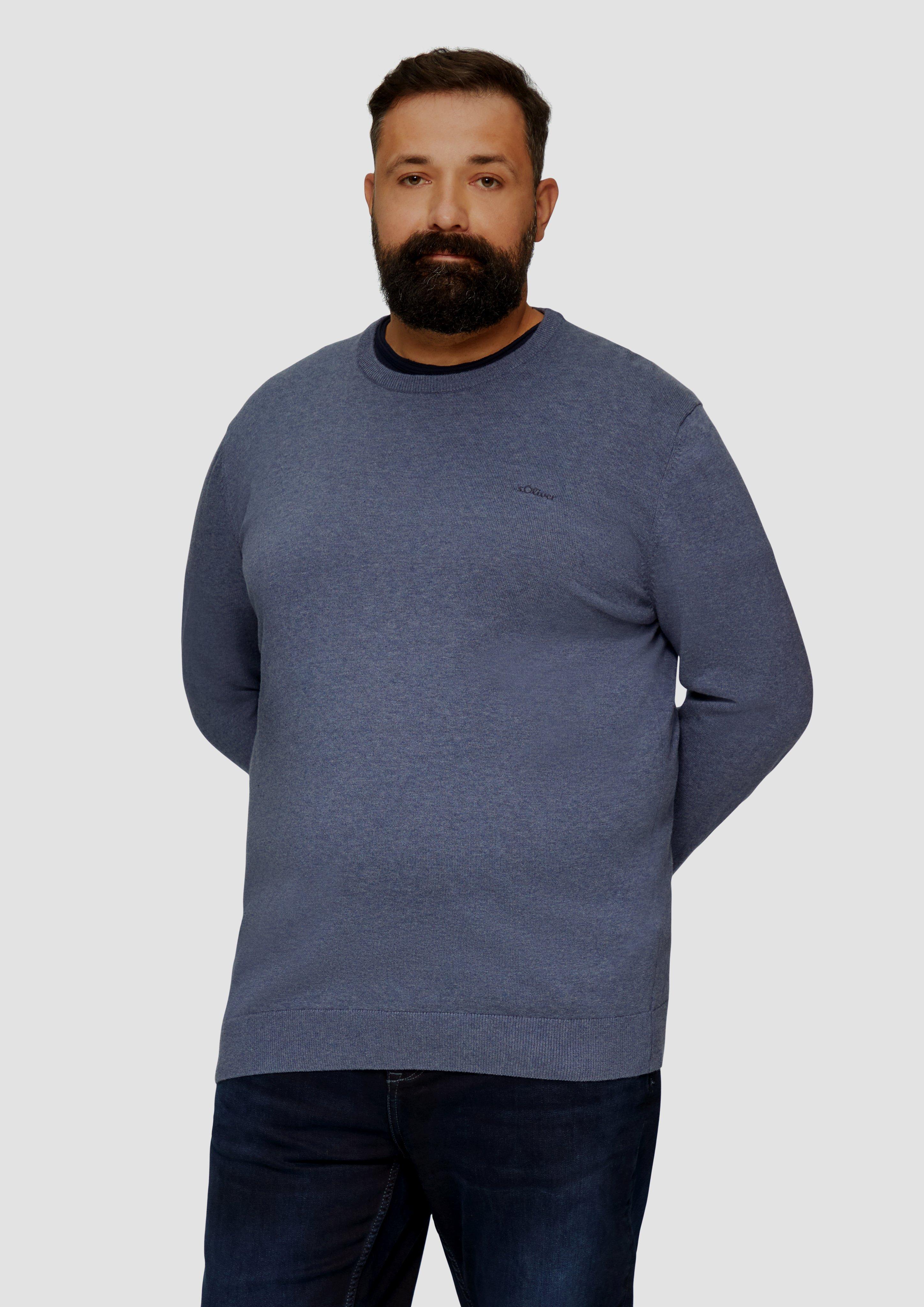 S.Oliver Strickpullover mit Crewneck