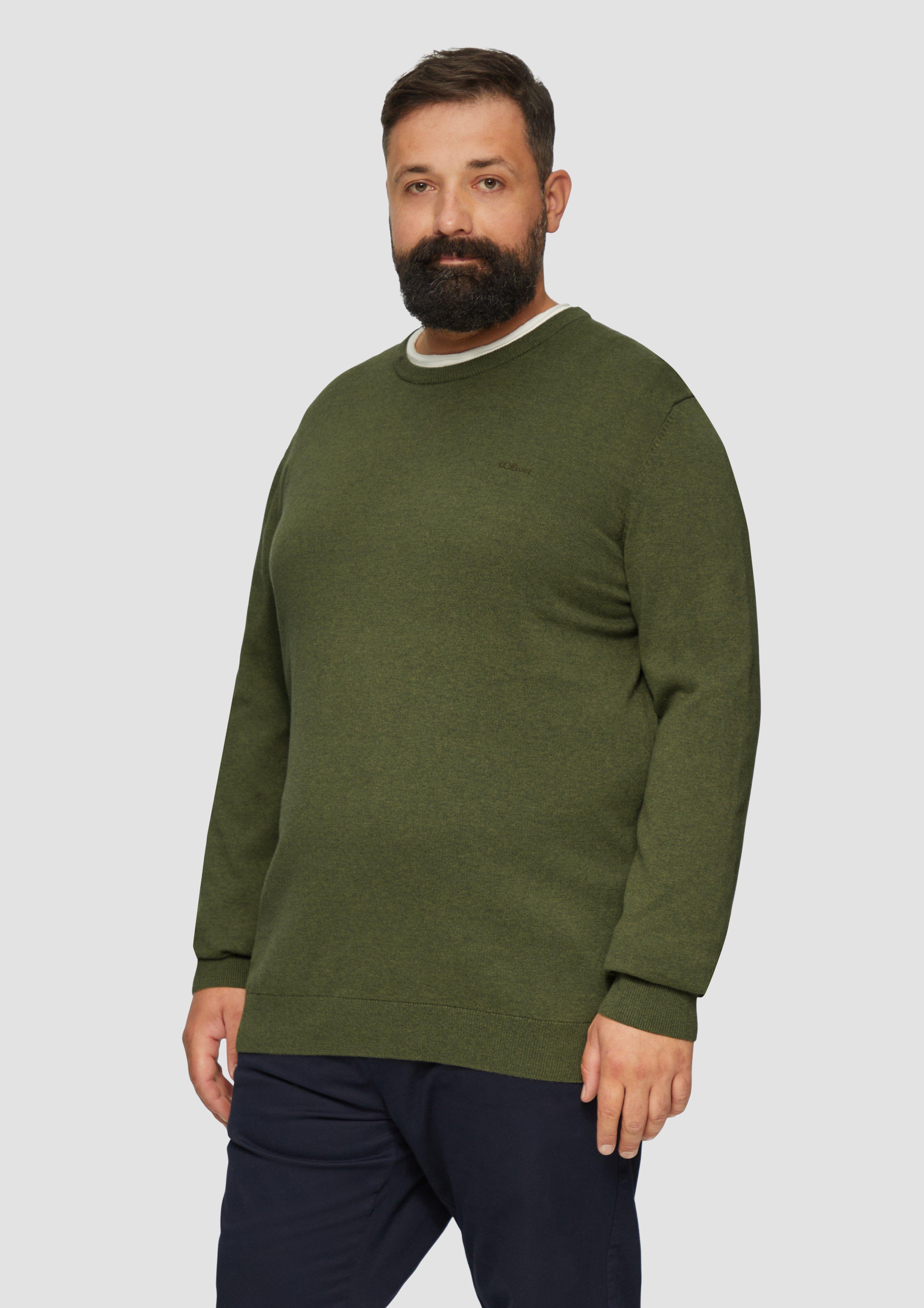 S.Oliver Strickpullover mit Crewneck