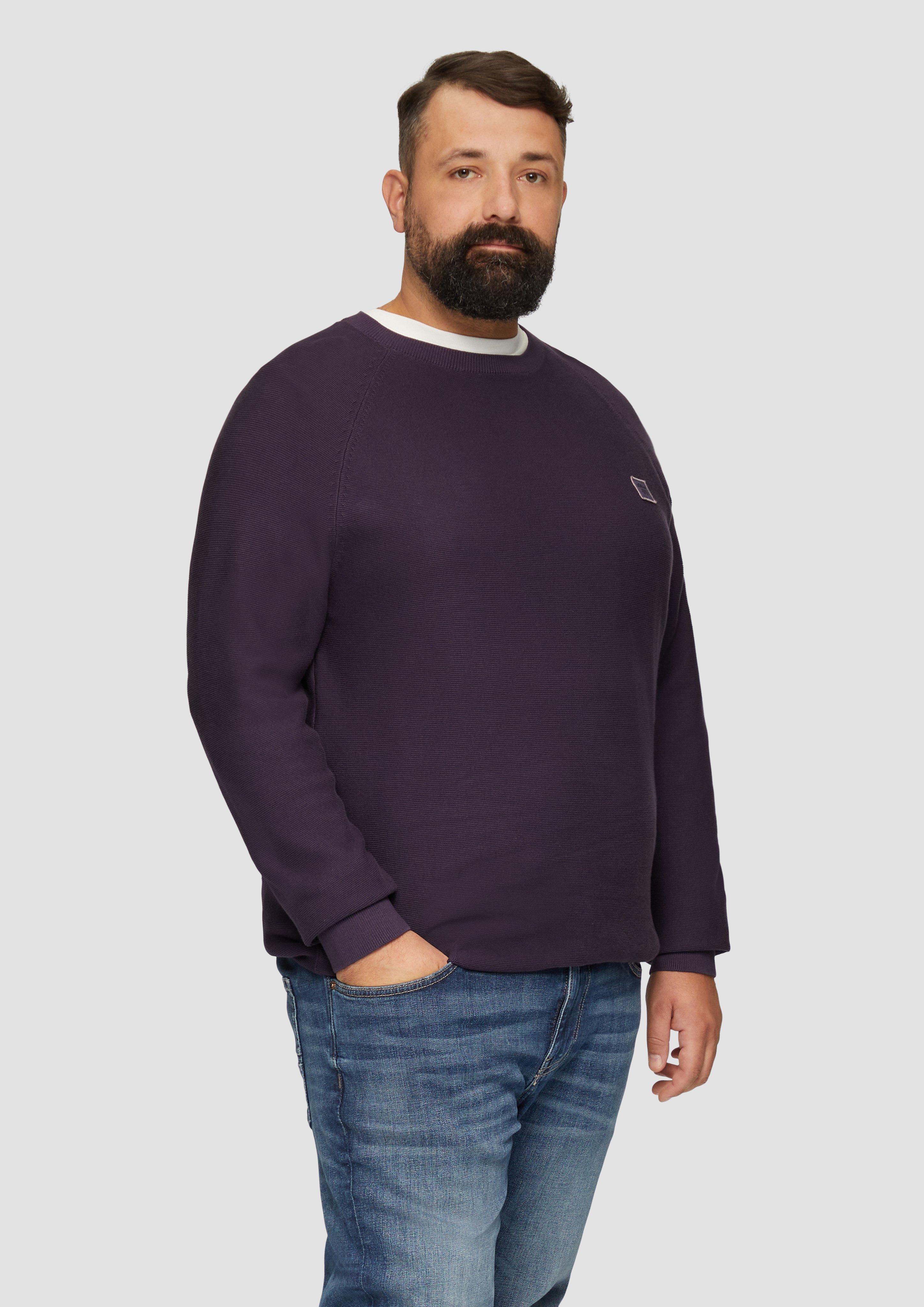 S.Oliver Strickpullover mit Crewneck