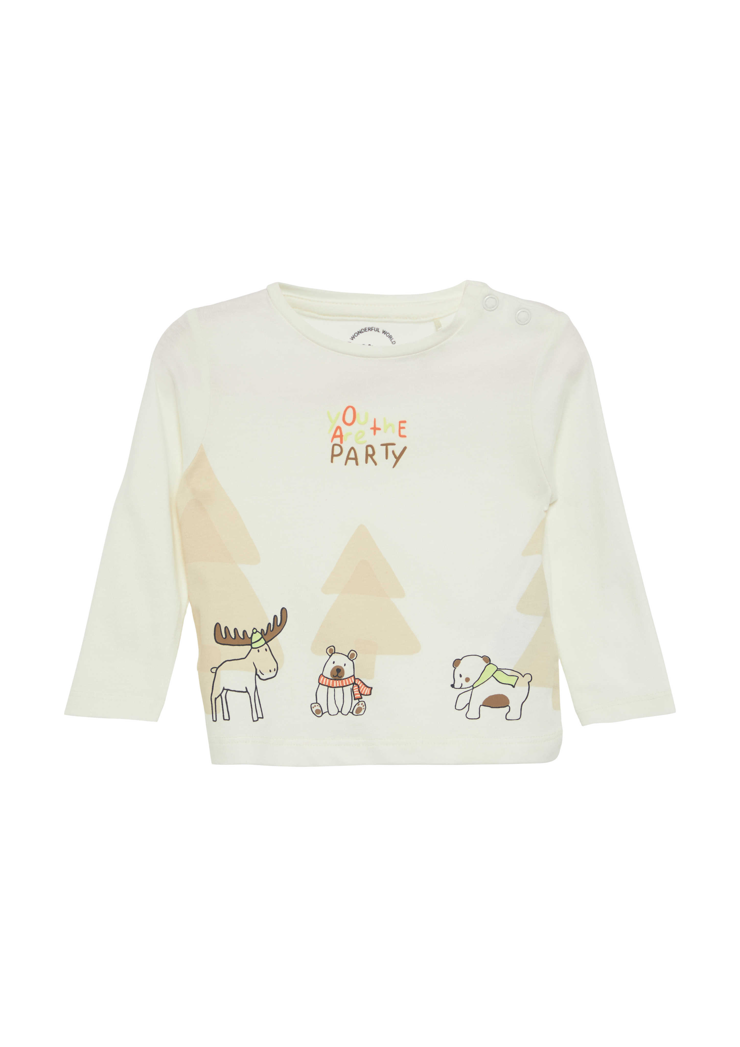 s.Oliver - Langarmshirt mit Frontprint, Babys, creme