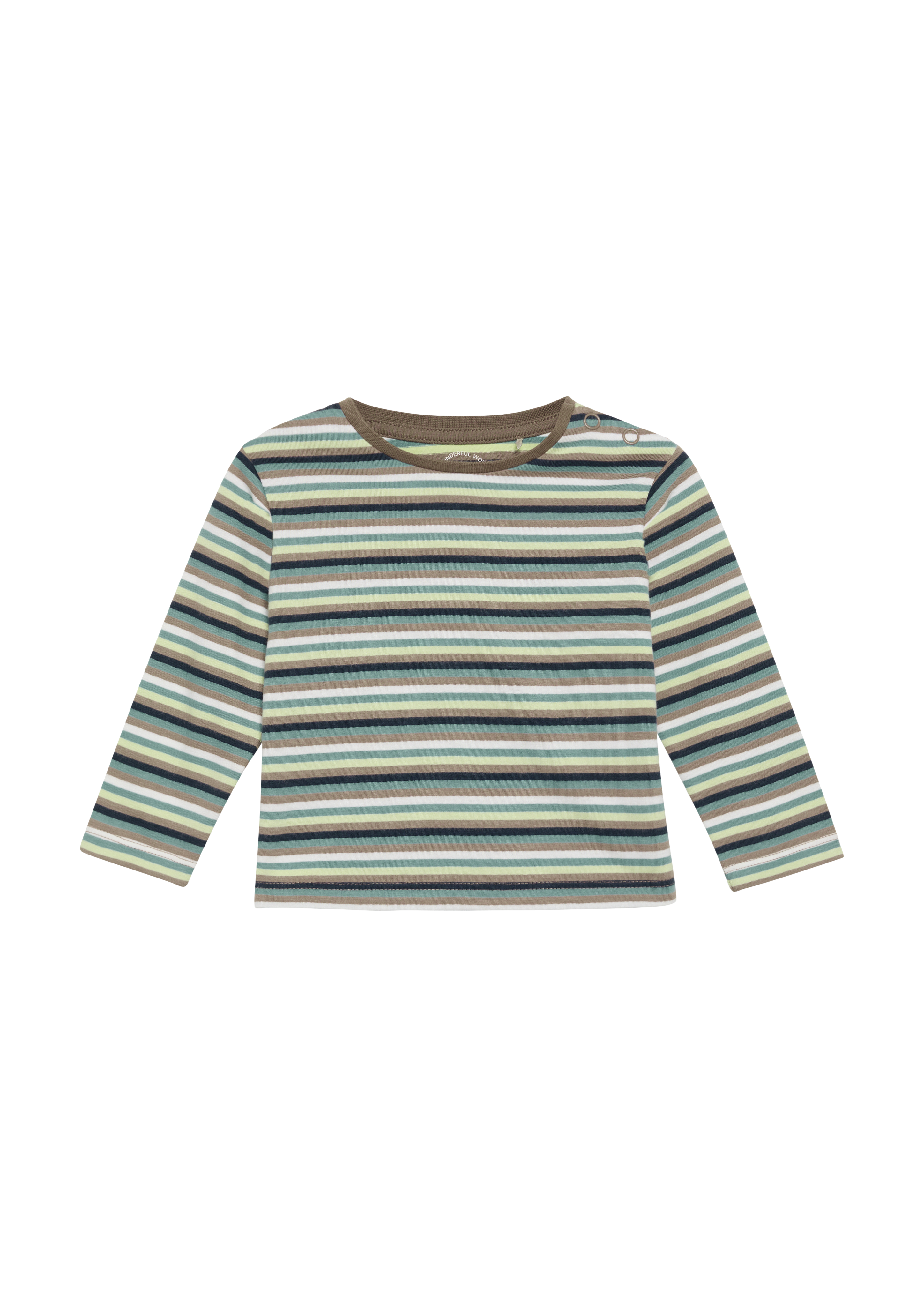 s.Oliver - Longsleeve mit Streifenmuster, Babys, braun