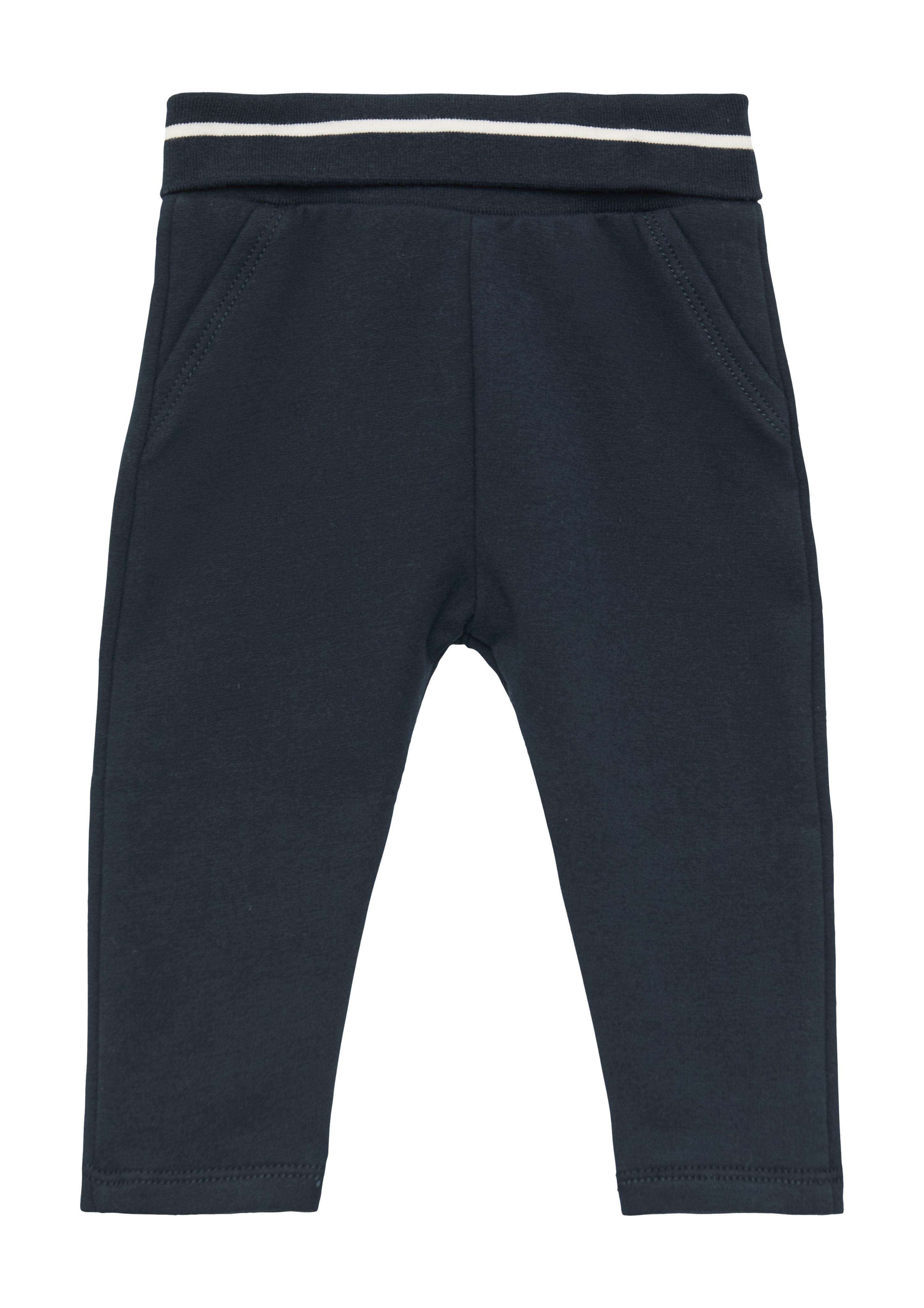 s.Oliver - Wärmende Jogginghose mit Umschlagbund, Babys, blau