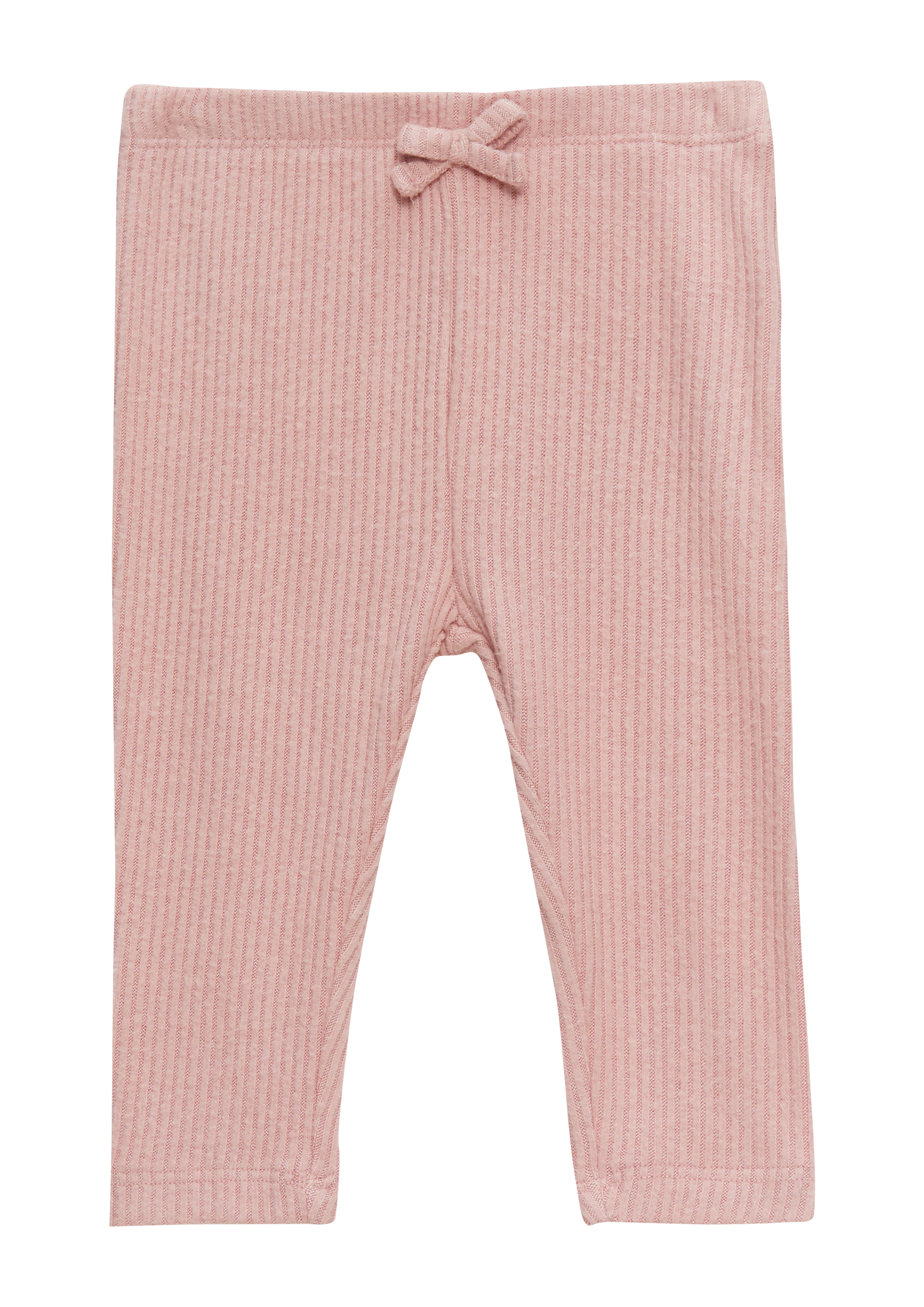 s.Oliver - Angeraute Leggings mit Rippstruktur, Babys, Rosa