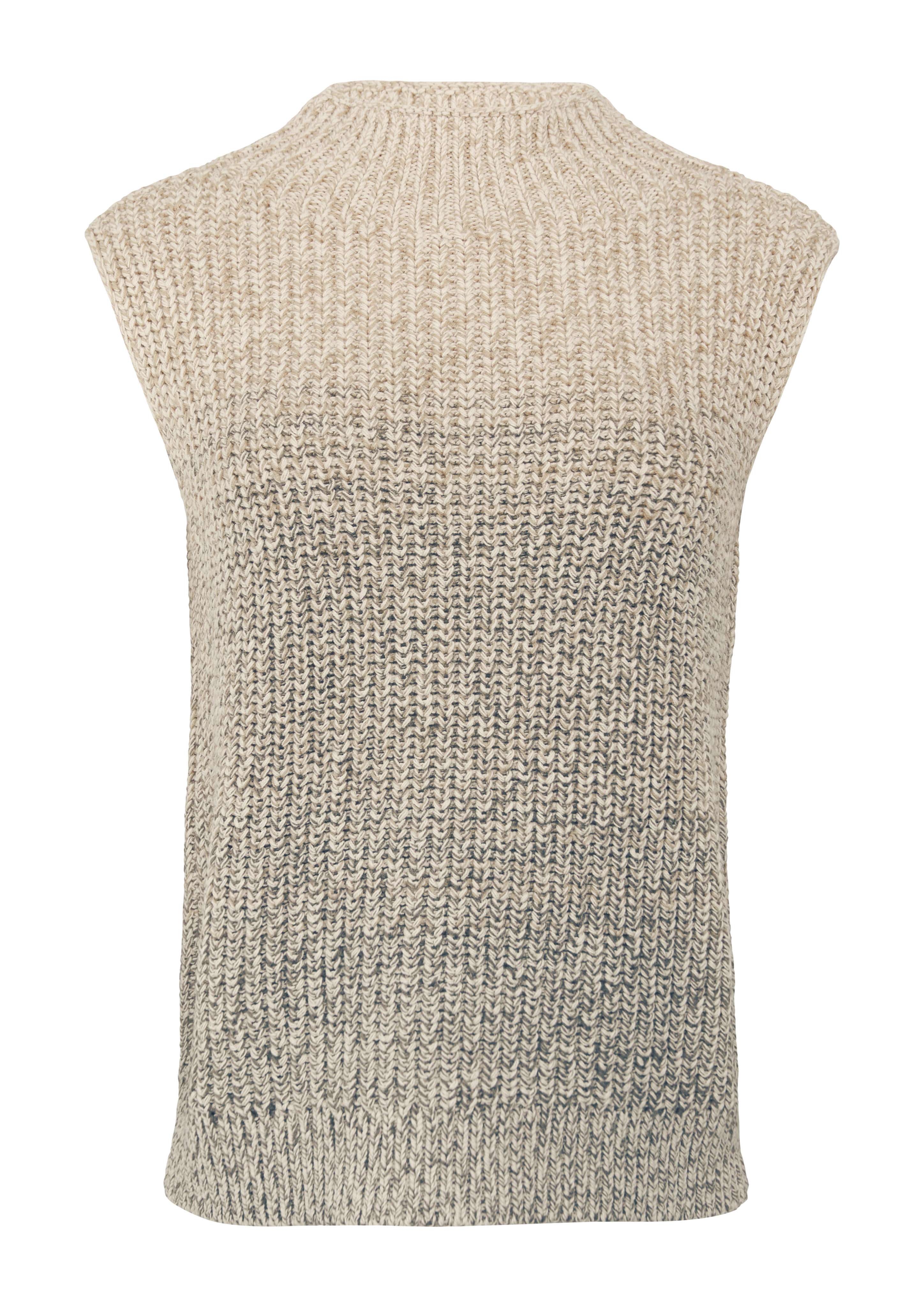 Sleeveless knitted jumper in 