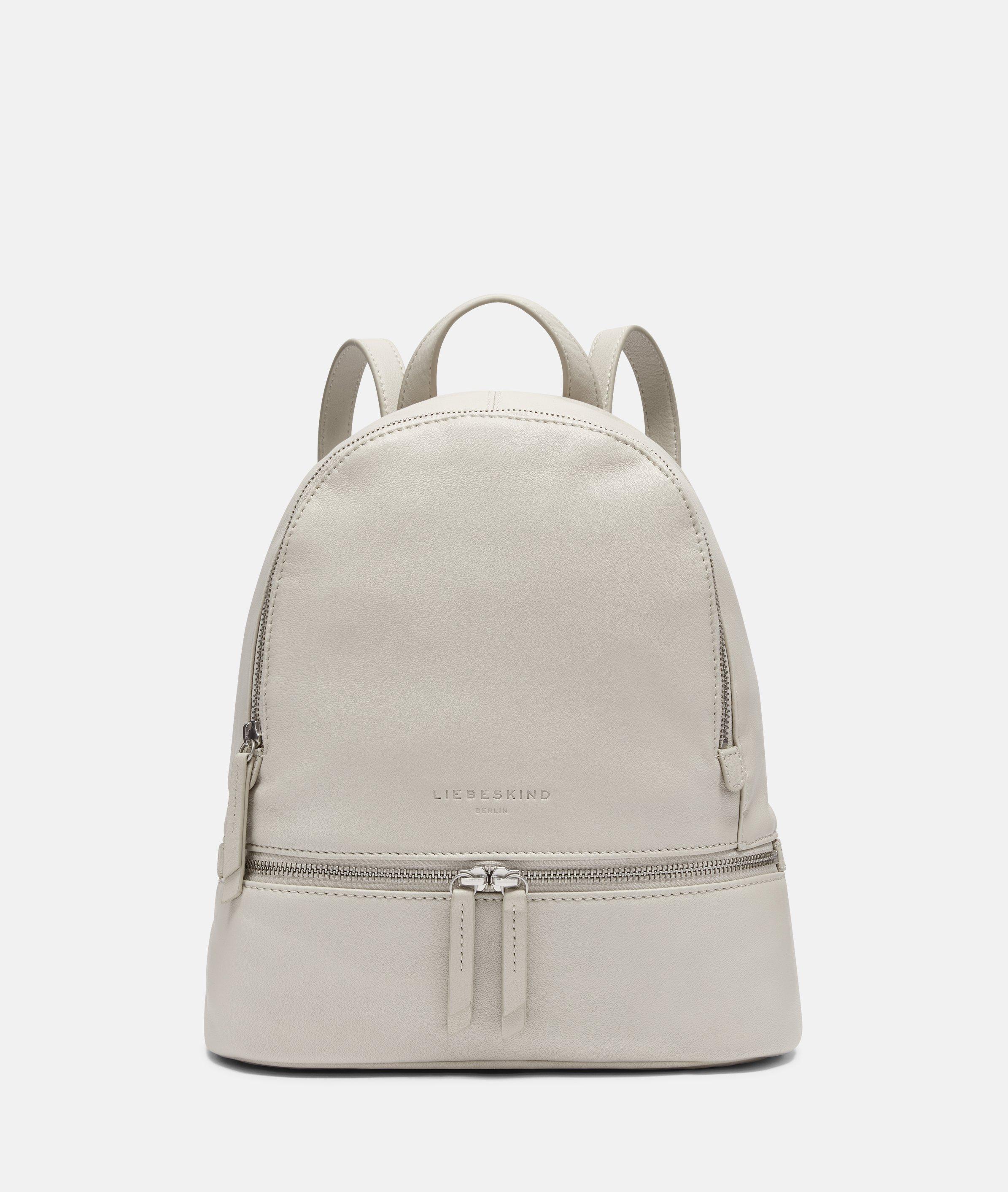 Liebeskind Berlin - Lässiger Rucksack aus weichem Leder -  creme