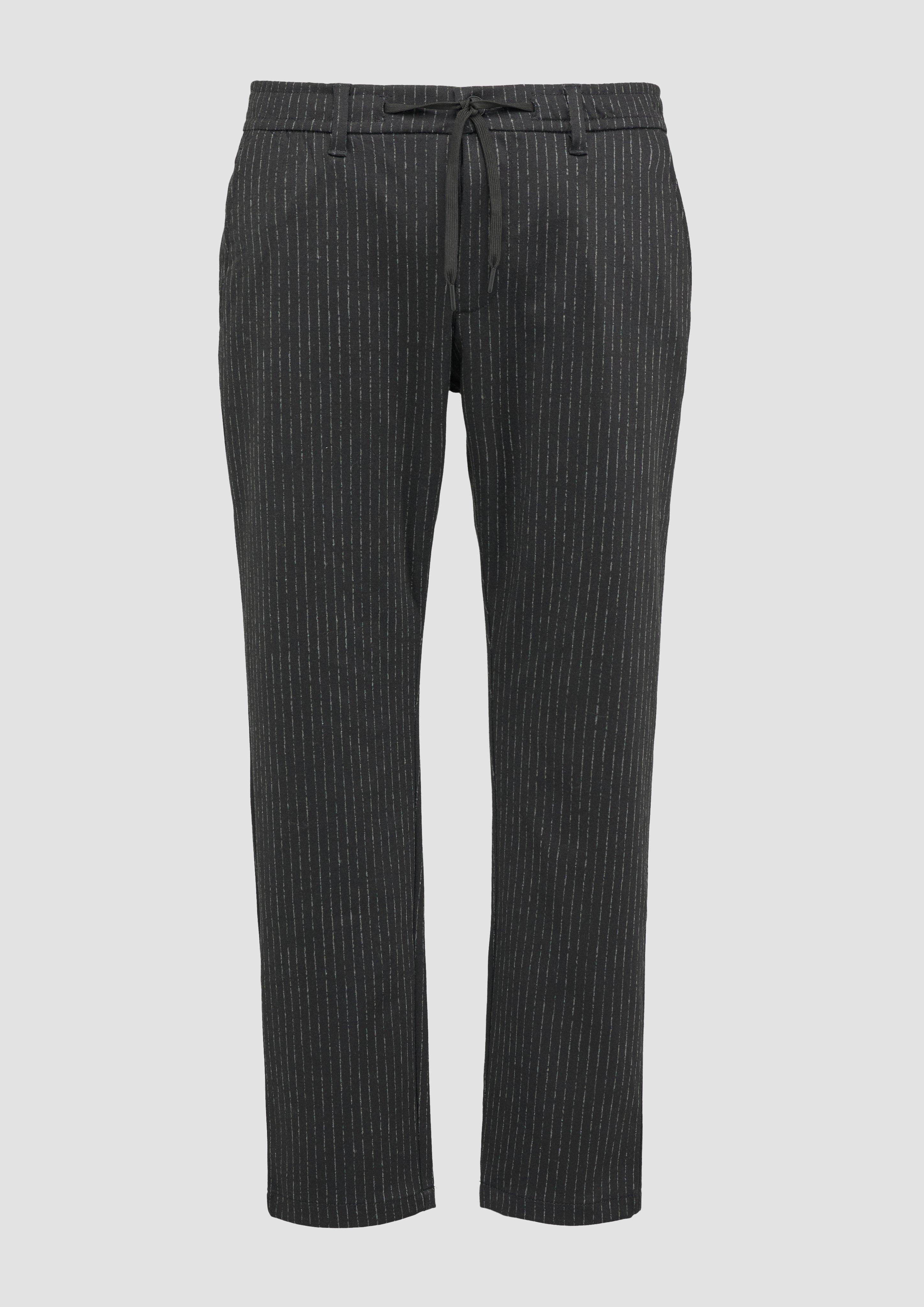 Thumbnail - s.Oliver - Chinojogger mit Straight Leg, Herren, schwarz