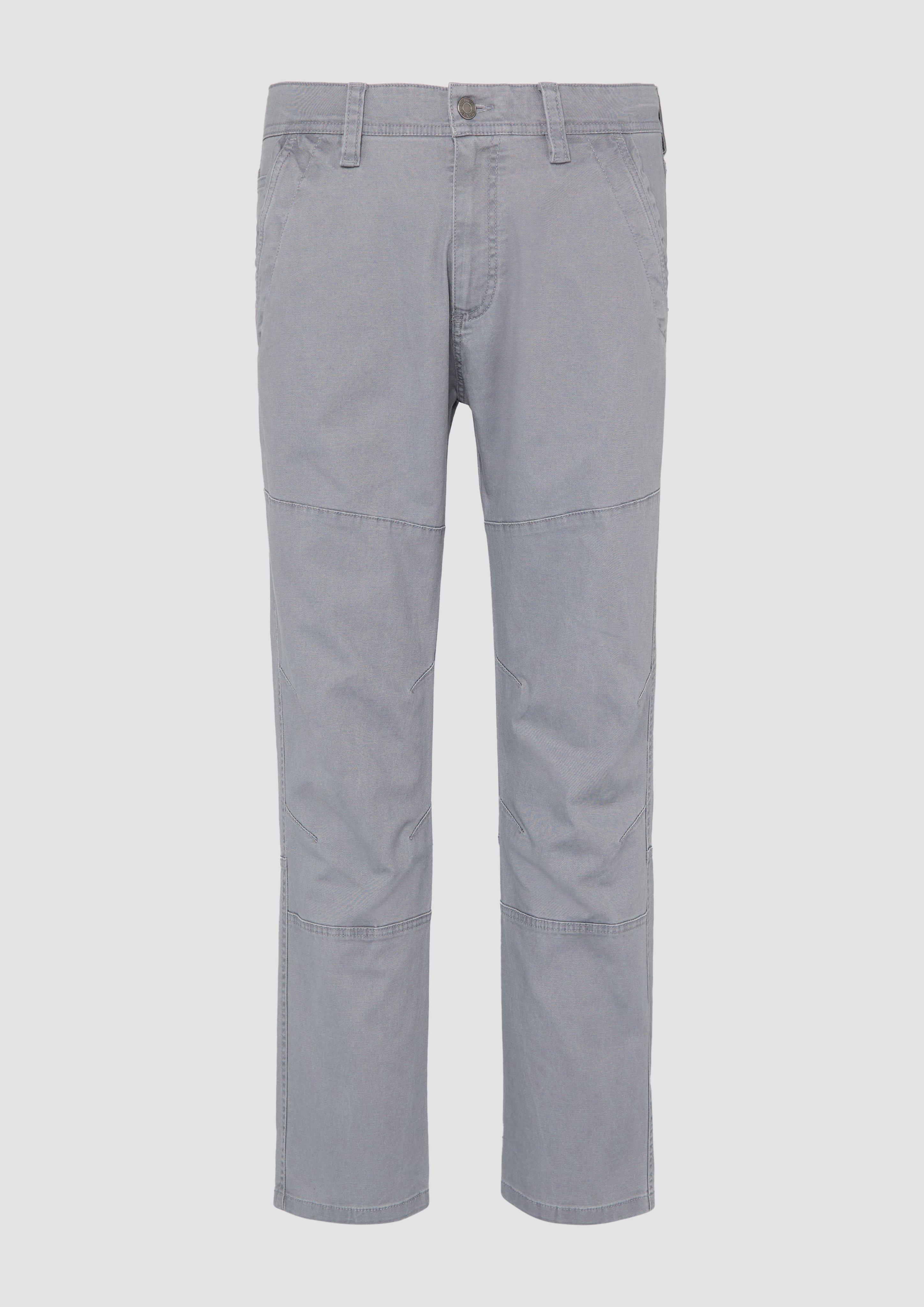 s.Oliver - Sportive Chino im Utility-Stil, Herren, grau