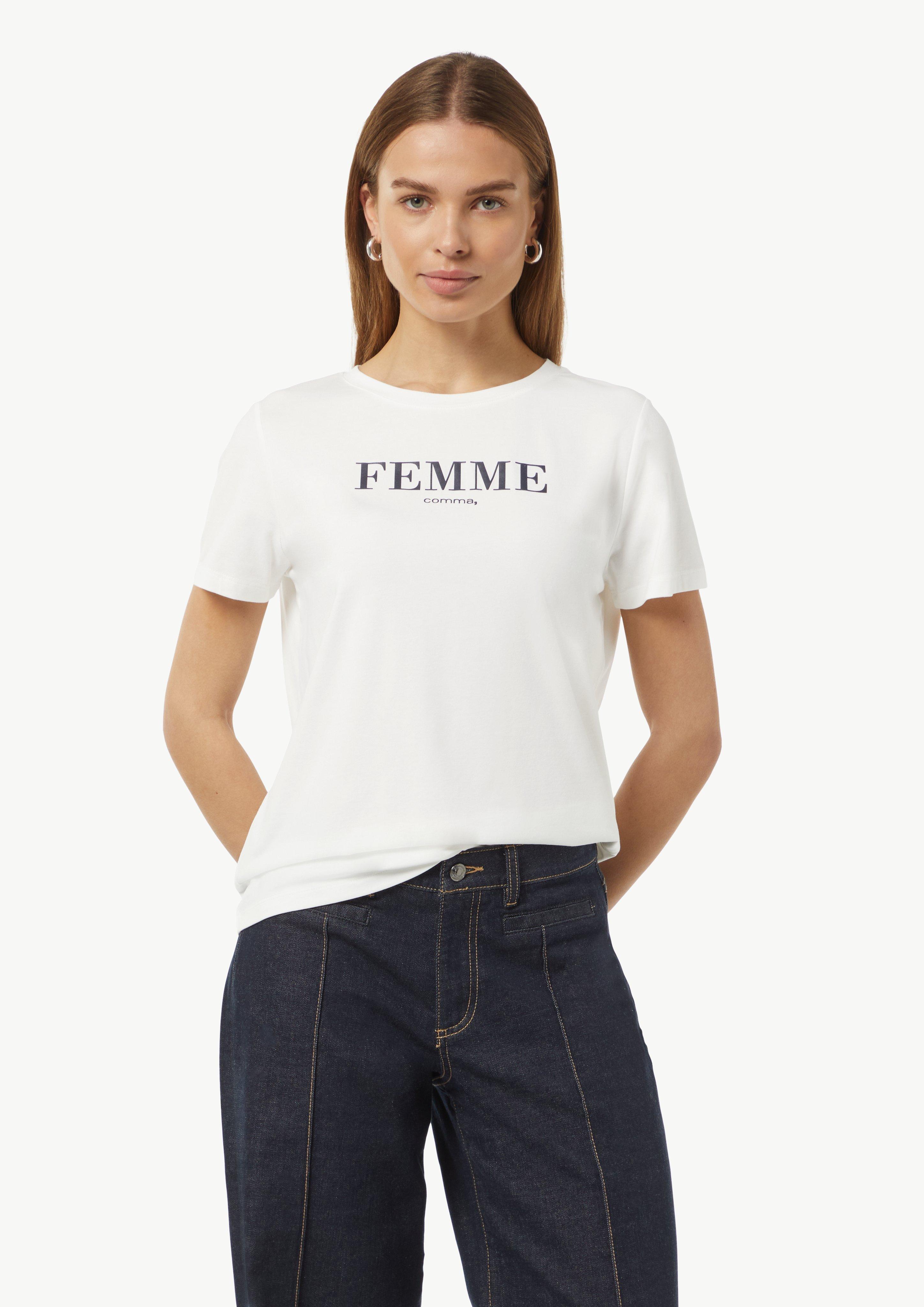 T-shirt with artwork - White | SCAYLE